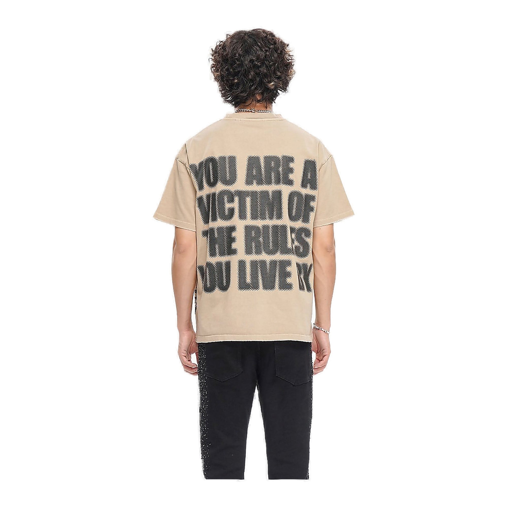 Valabasas Victim Tee T-Shirt - Relaxed Fit Khaki
