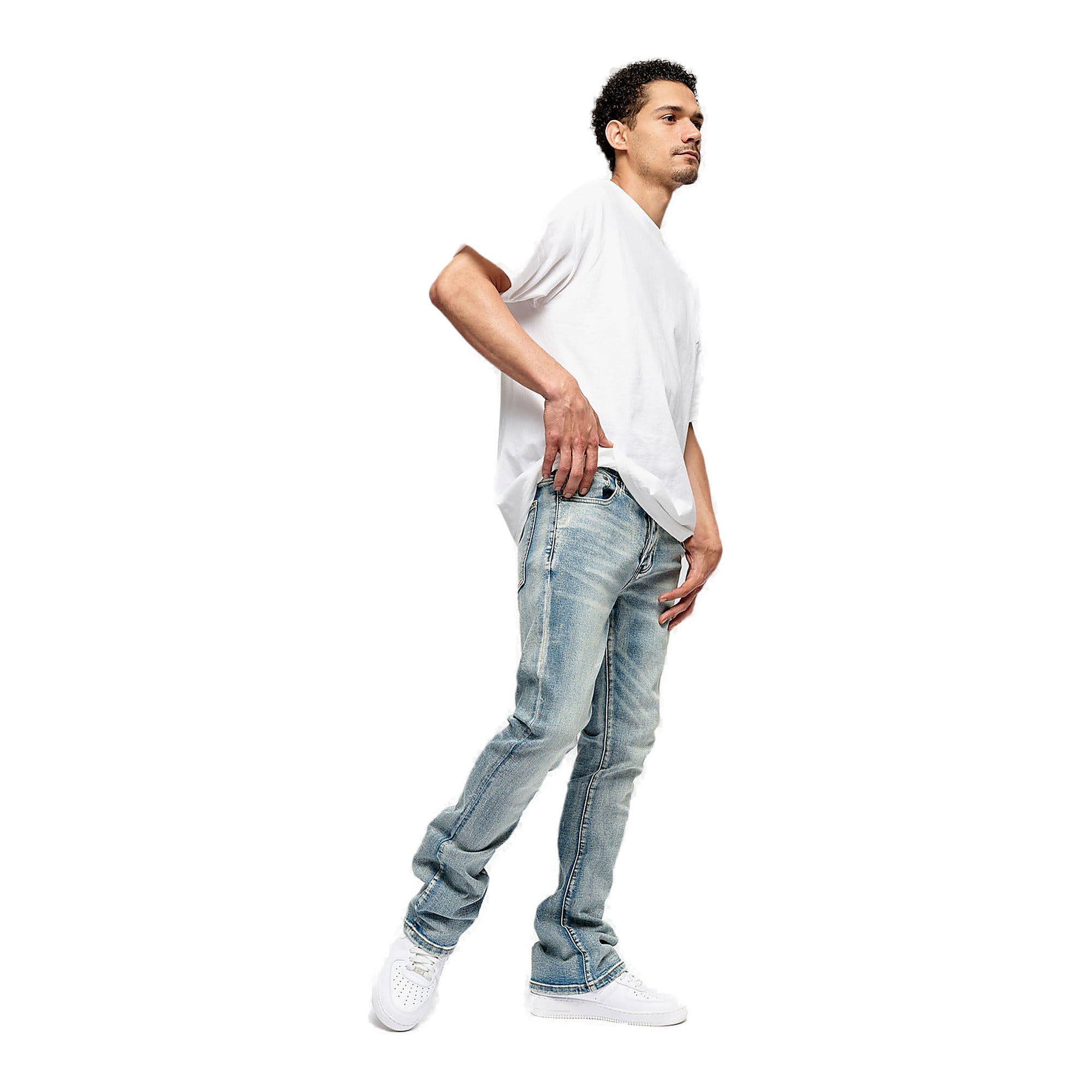 Silnt Chptrs Stacked Jeans - Stacked
