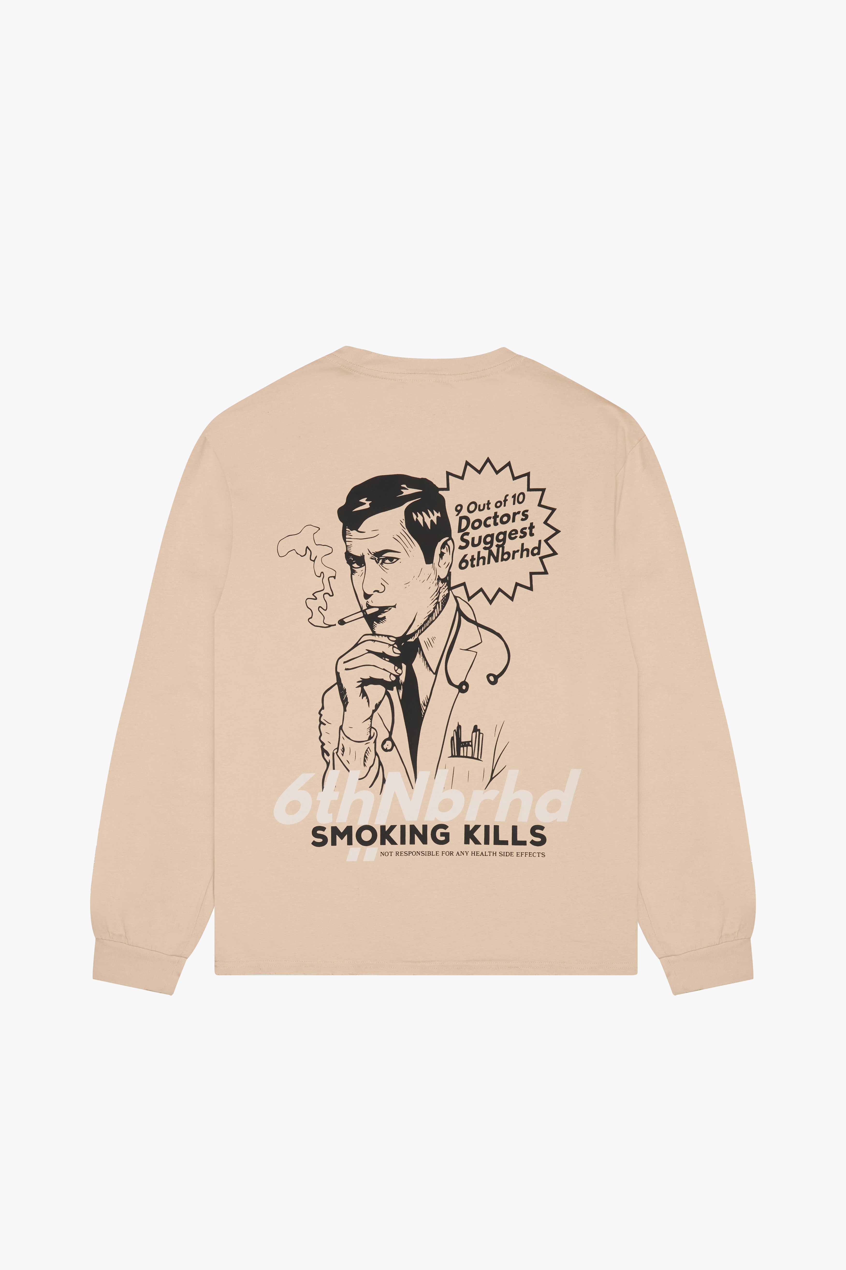 6Th Nbrhd The Doc Men's T-Shirt - Beige