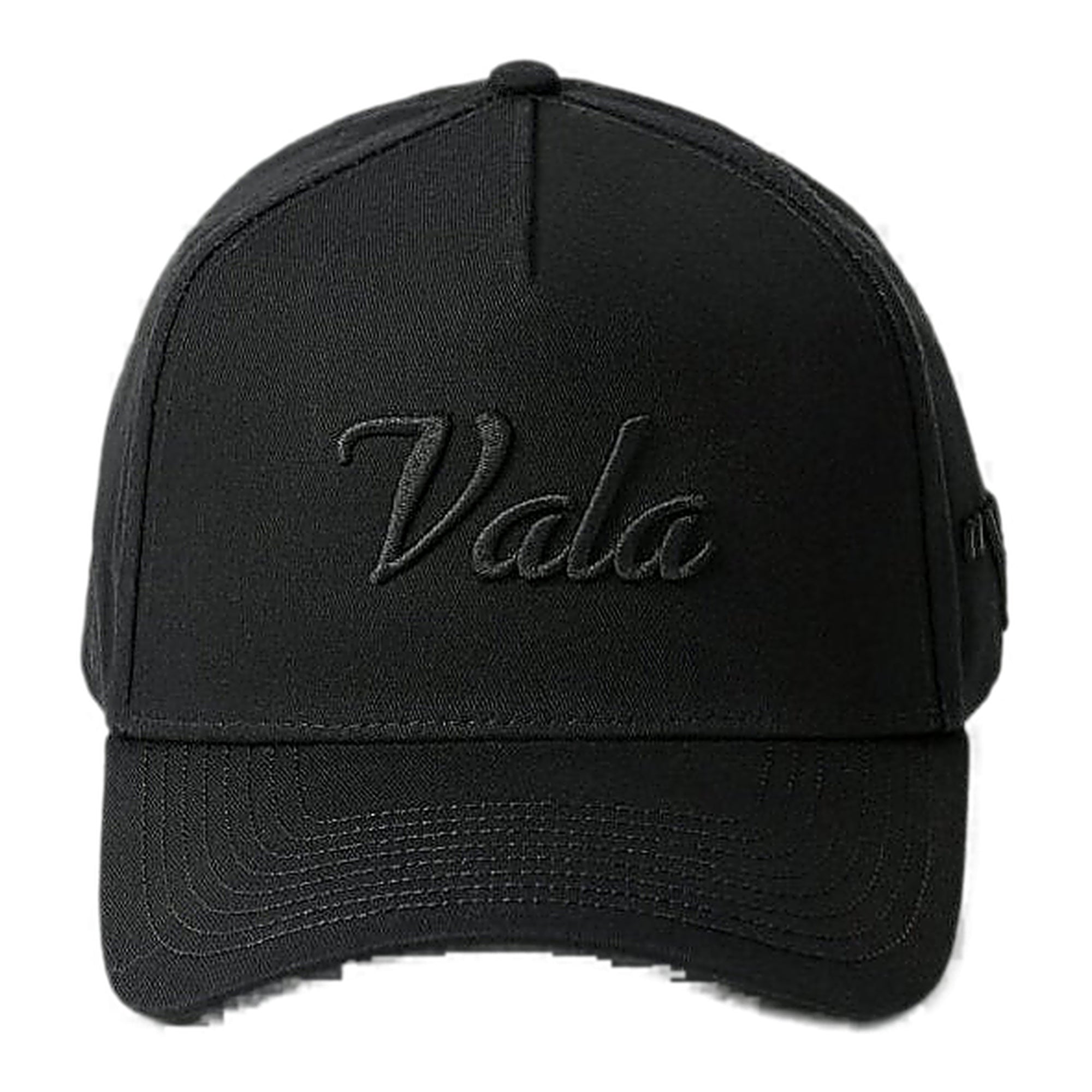 Valabasas Tonal Logo Snapback Hat - Embroidered Black