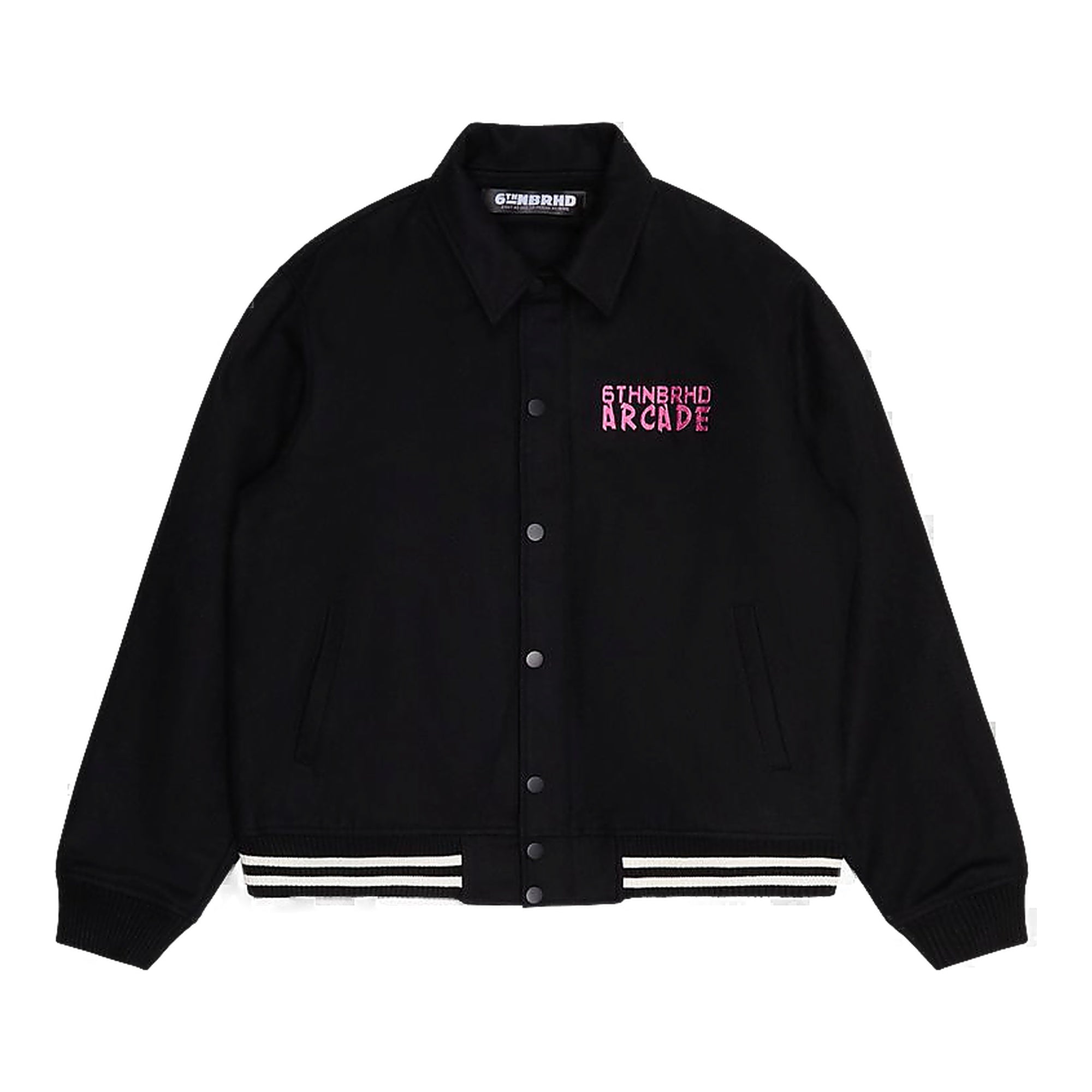 6Th Nbrhd "Digital" Jacket - Embroidered Text