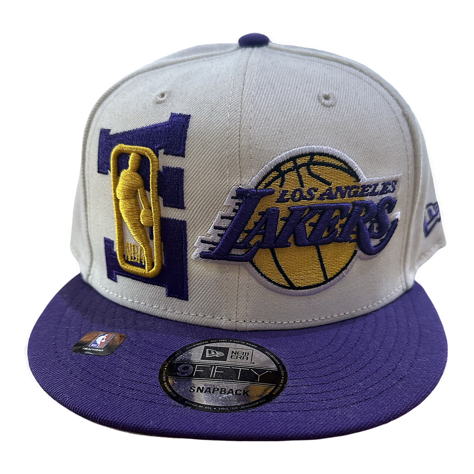 New Era Lakers Snapback Hat - Embroidered