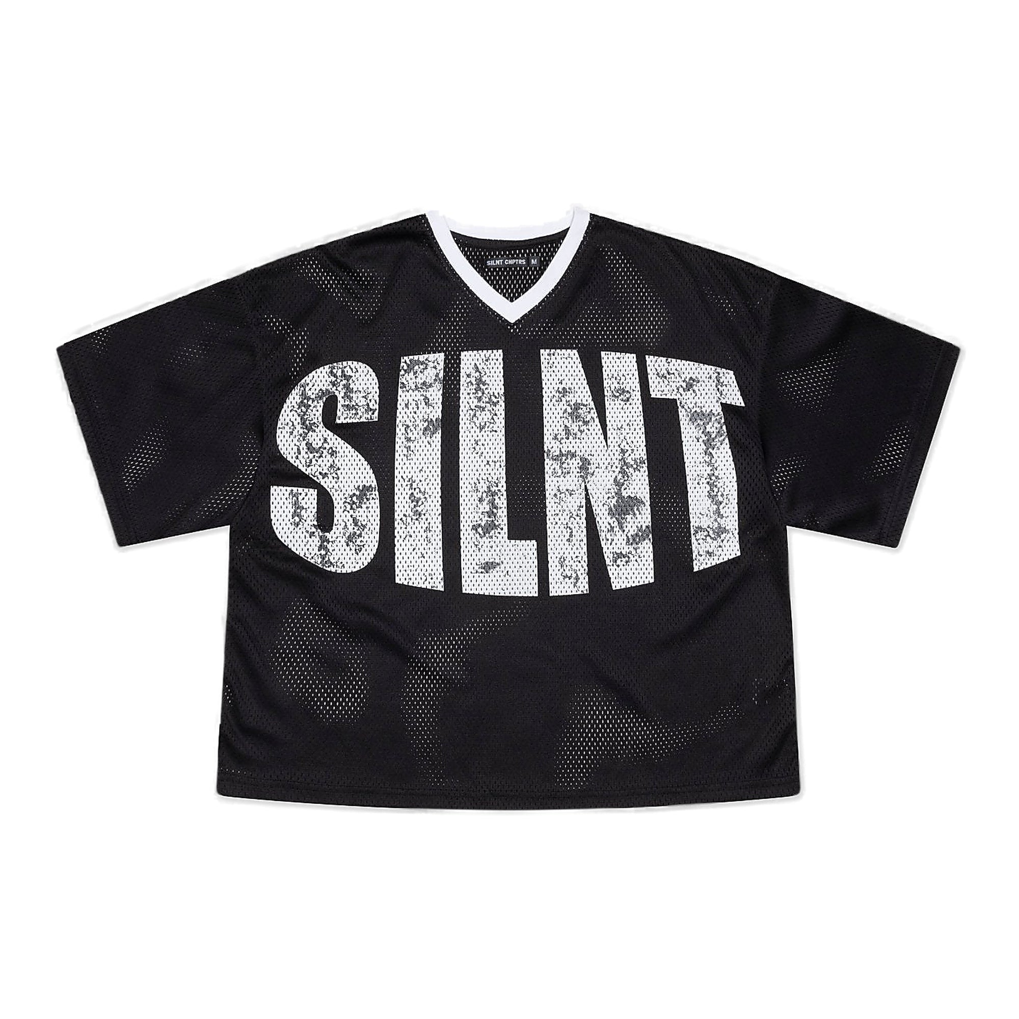 Silnt Chptrs Touchdown Tee - Distressed Graphic Black