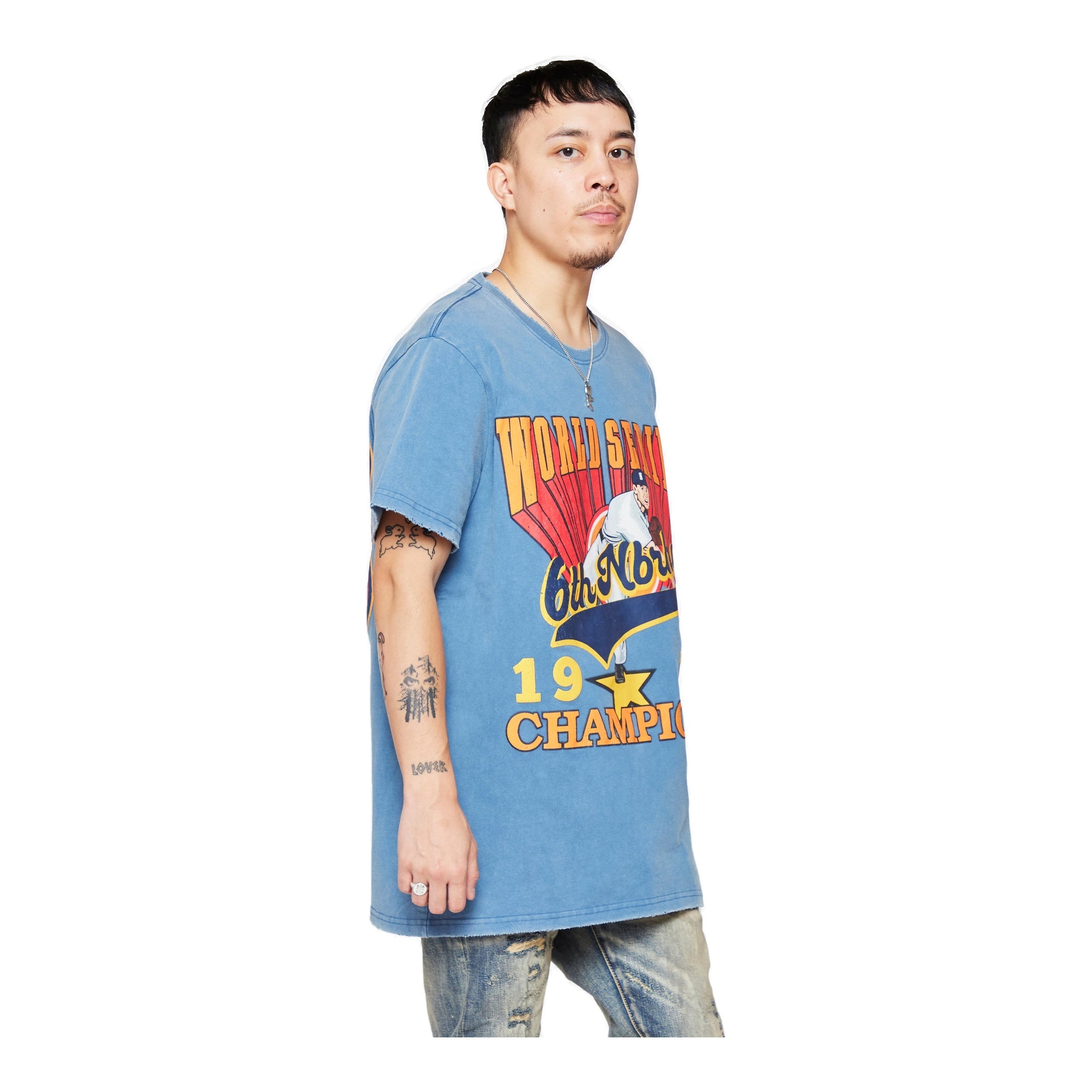 6Th Nbrhd Series Men's T-Shirt - Blue