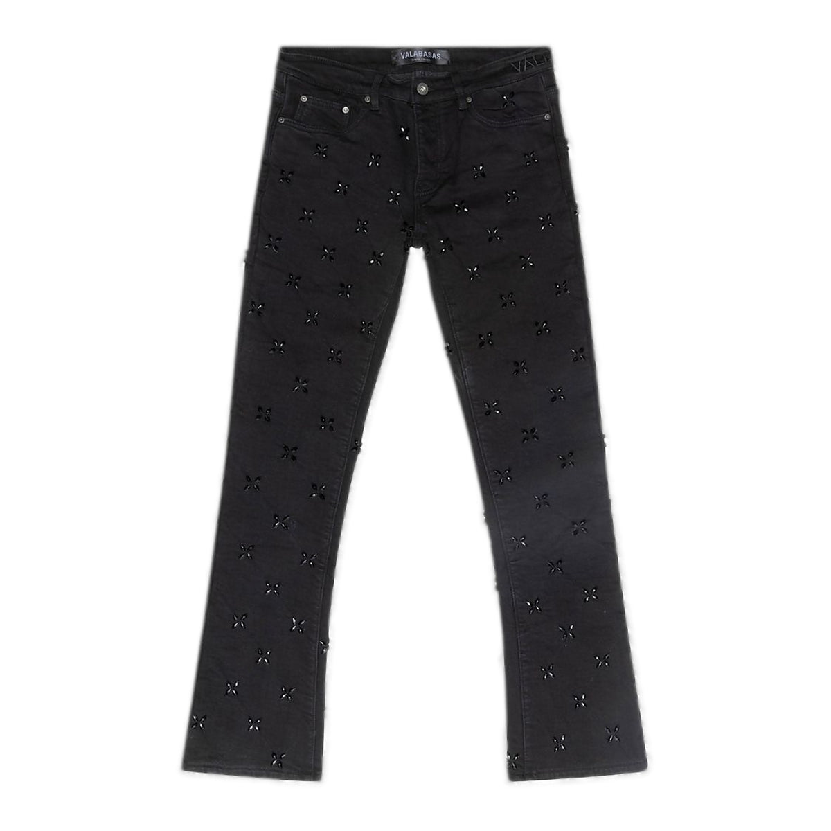 Valabasas "Stim Stacked" Jeans - Embroidered