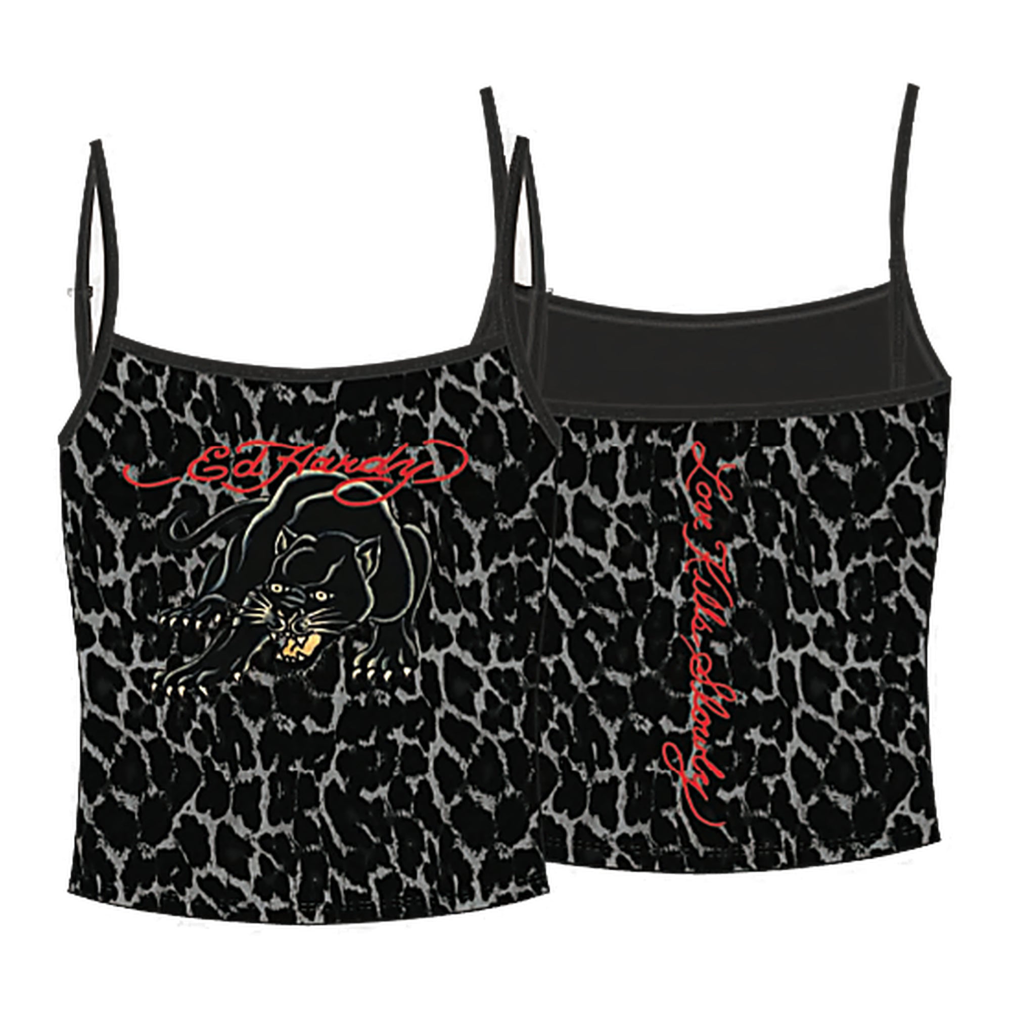 Ed Hardy Panther Cami T-Shirt - Graphic