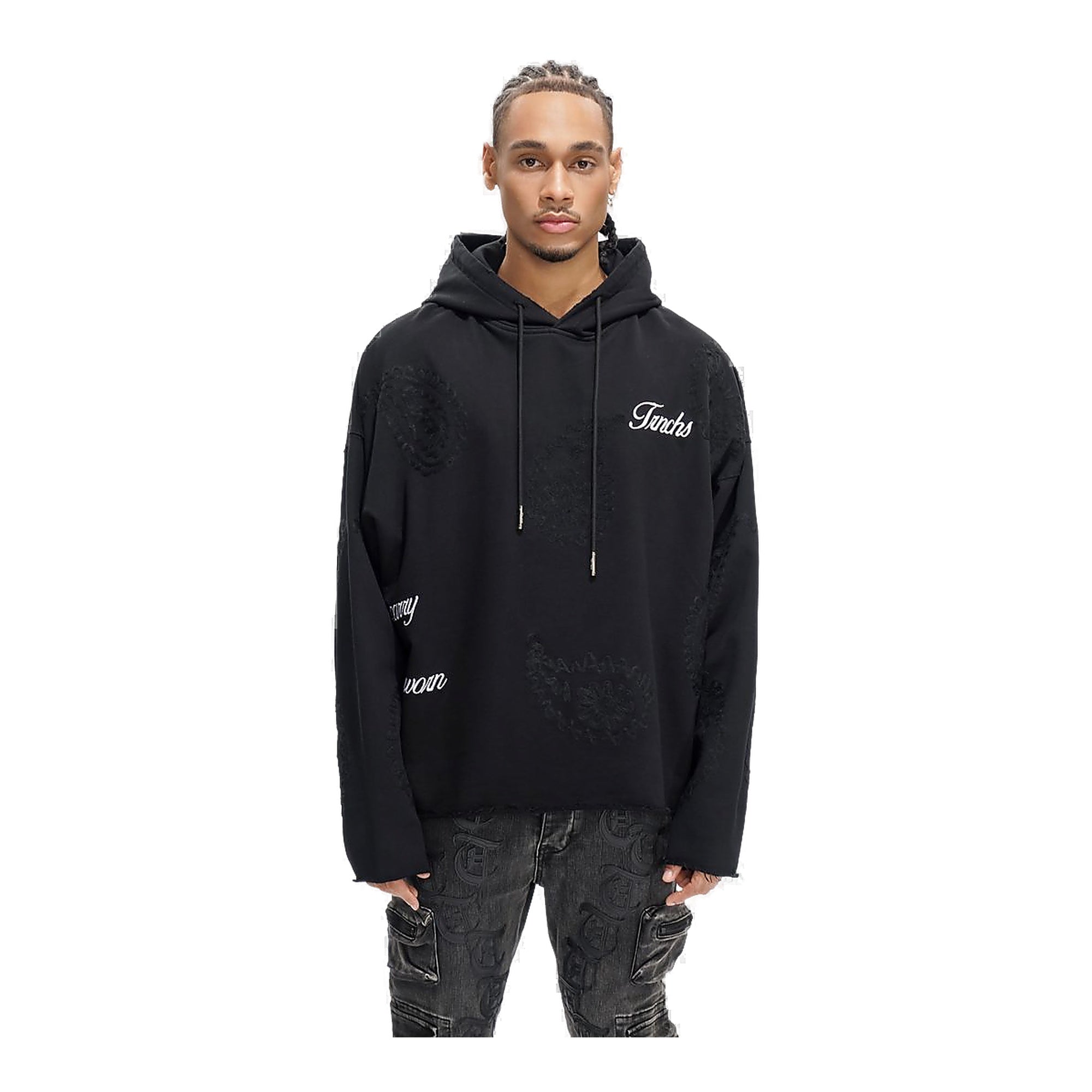 Trnchs Paisley Command Hoodie - Embroidered