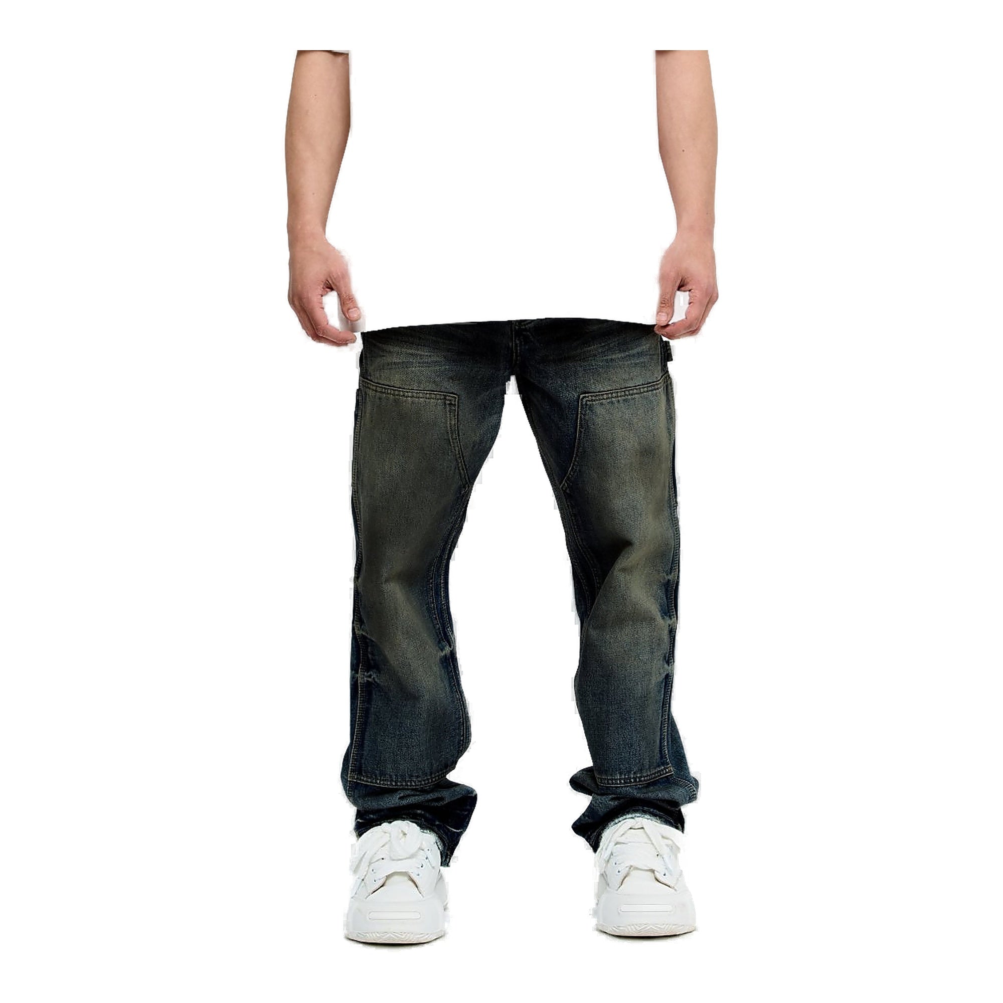 Valabasas Mr. Straight Dirty Vintage Blue Men's Jeans - Dark Wash