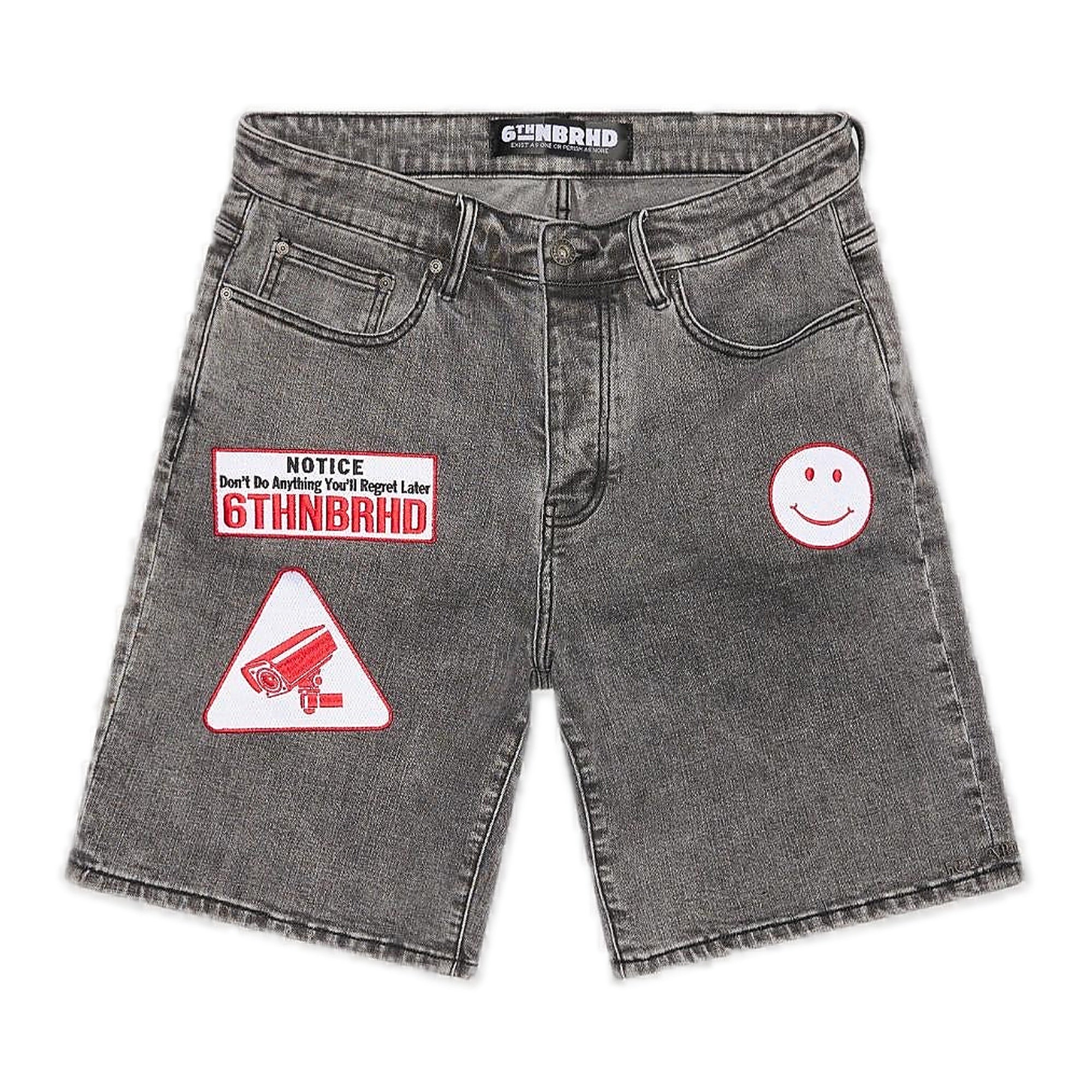 6Th Nbrhd Surveillance Shorts Men - Gray