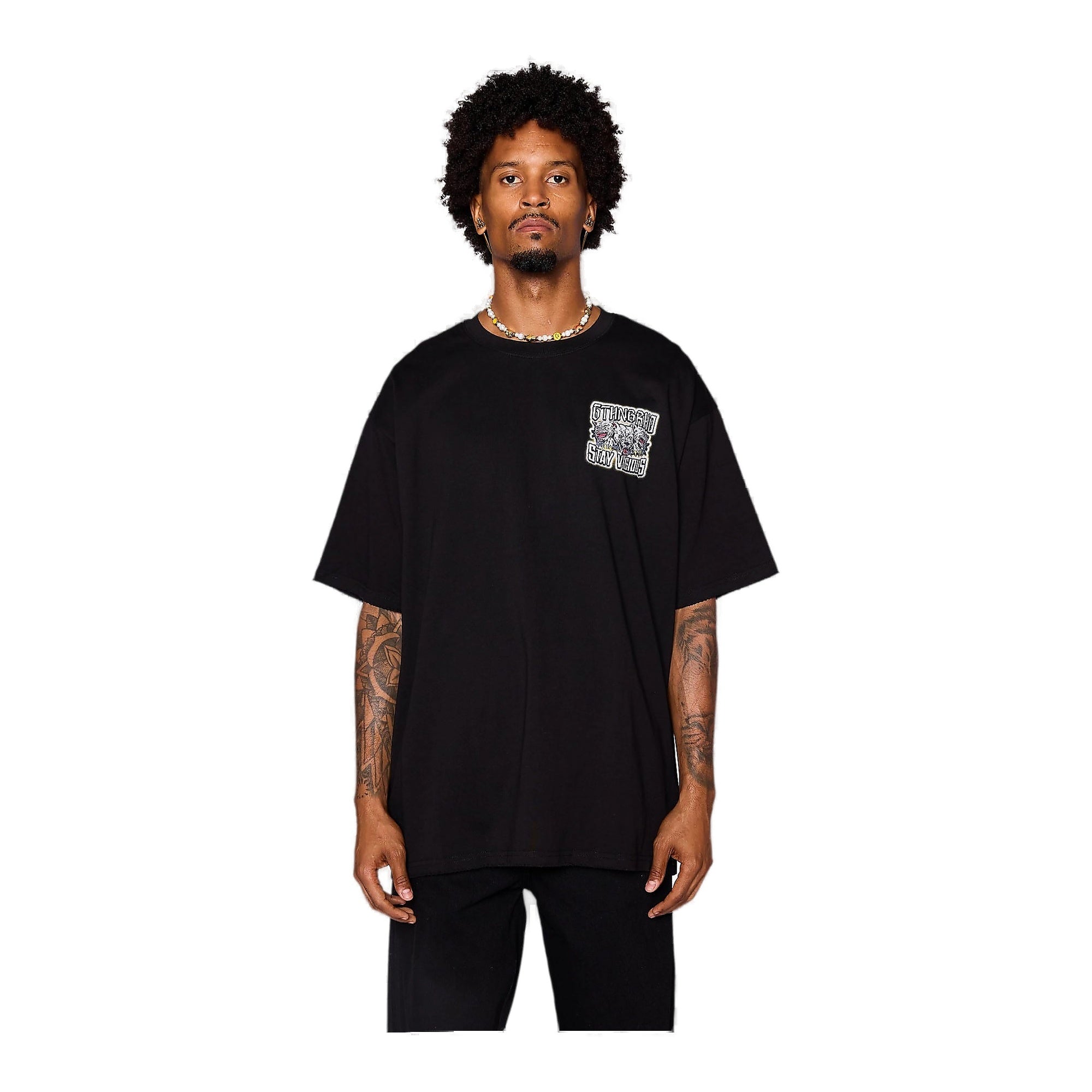 6Th Nbrhd Stay Vicious Men's T-Shirt - Black