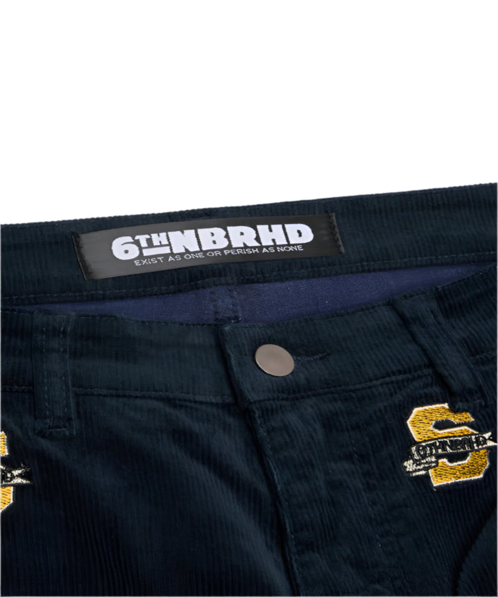"SLACKS" CORDUROY PANTS