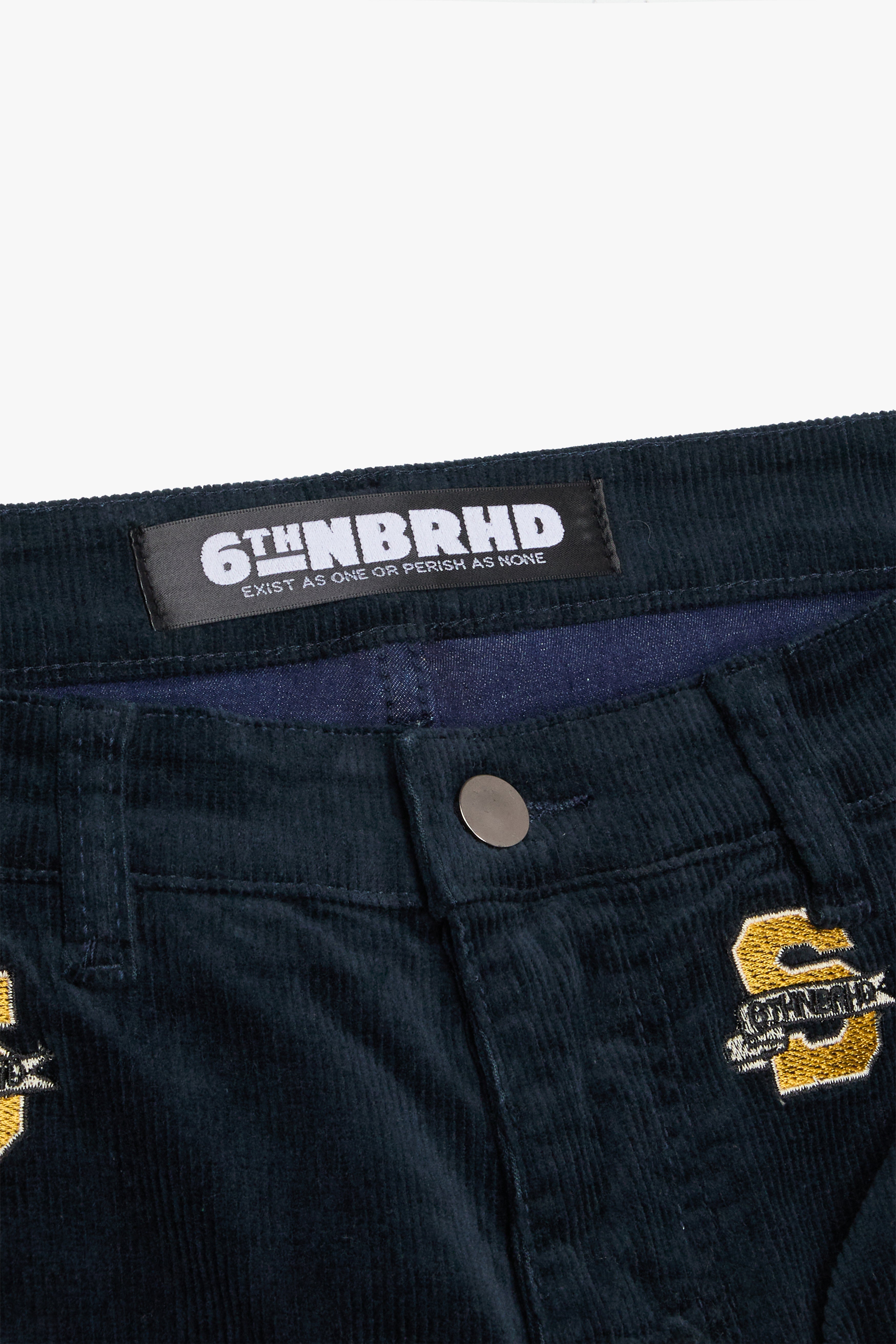 6Thneighborhood Motif Pants - Embroidered