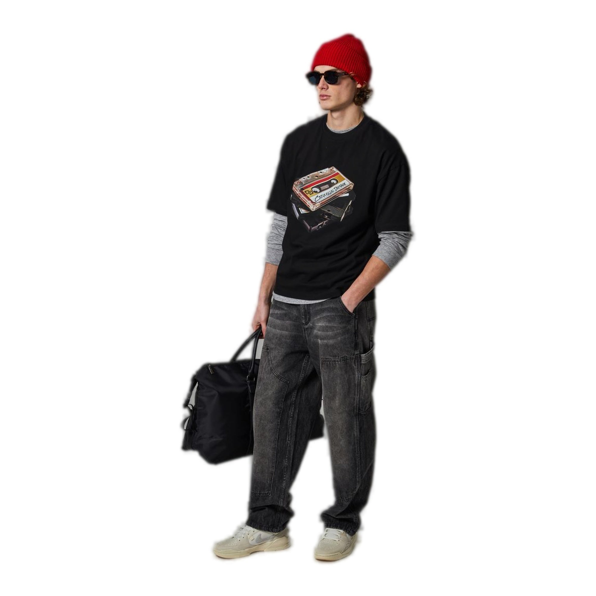 Criminal Damage Men's T-Shirt - Black