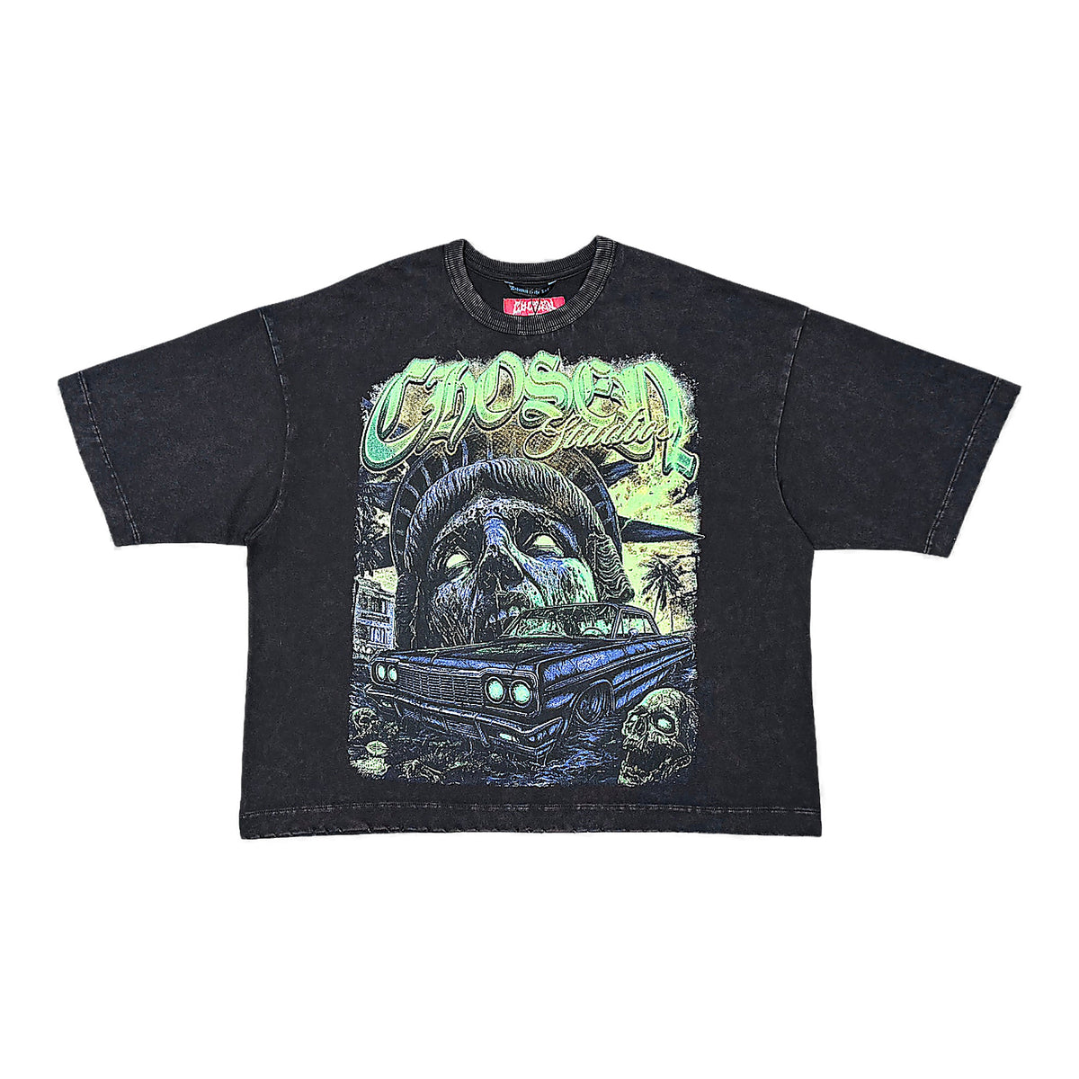 Chosen Doomsday Tee - Oversized Black