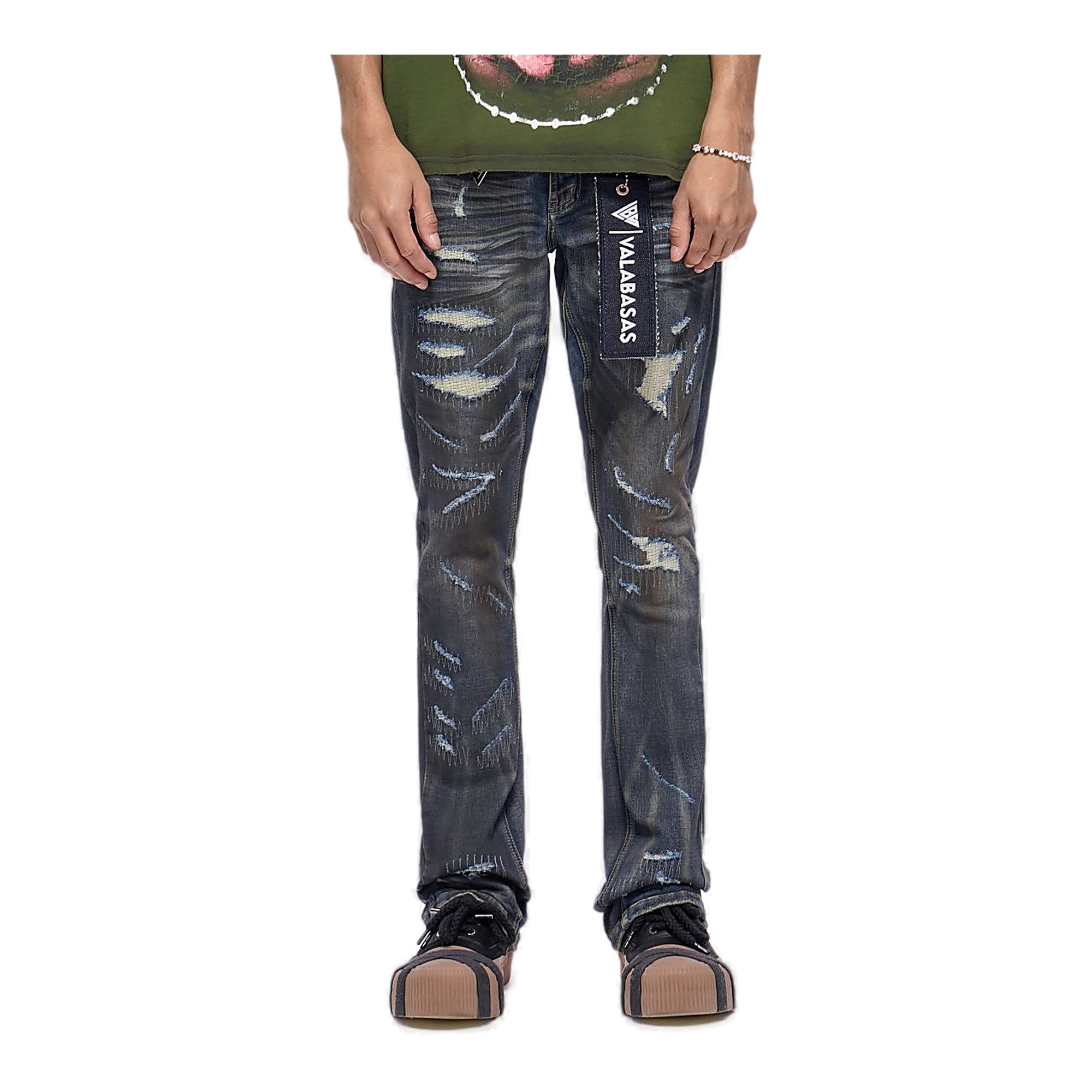 Valabasas Fugitive Jeans - Distressed
