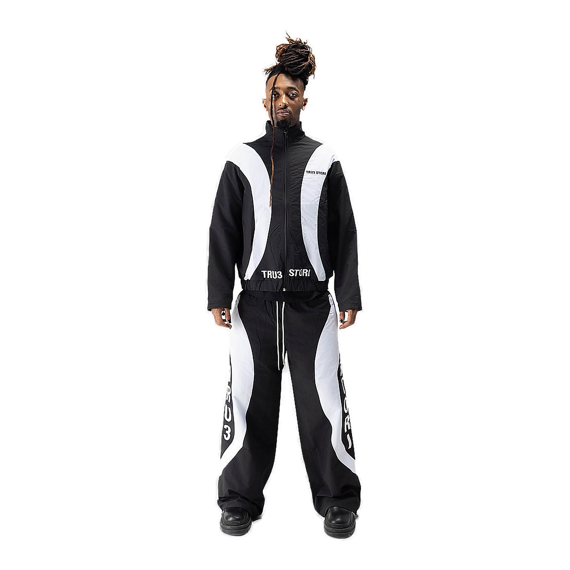 Tru3Stori Speedway Jacket - Logo Pattern