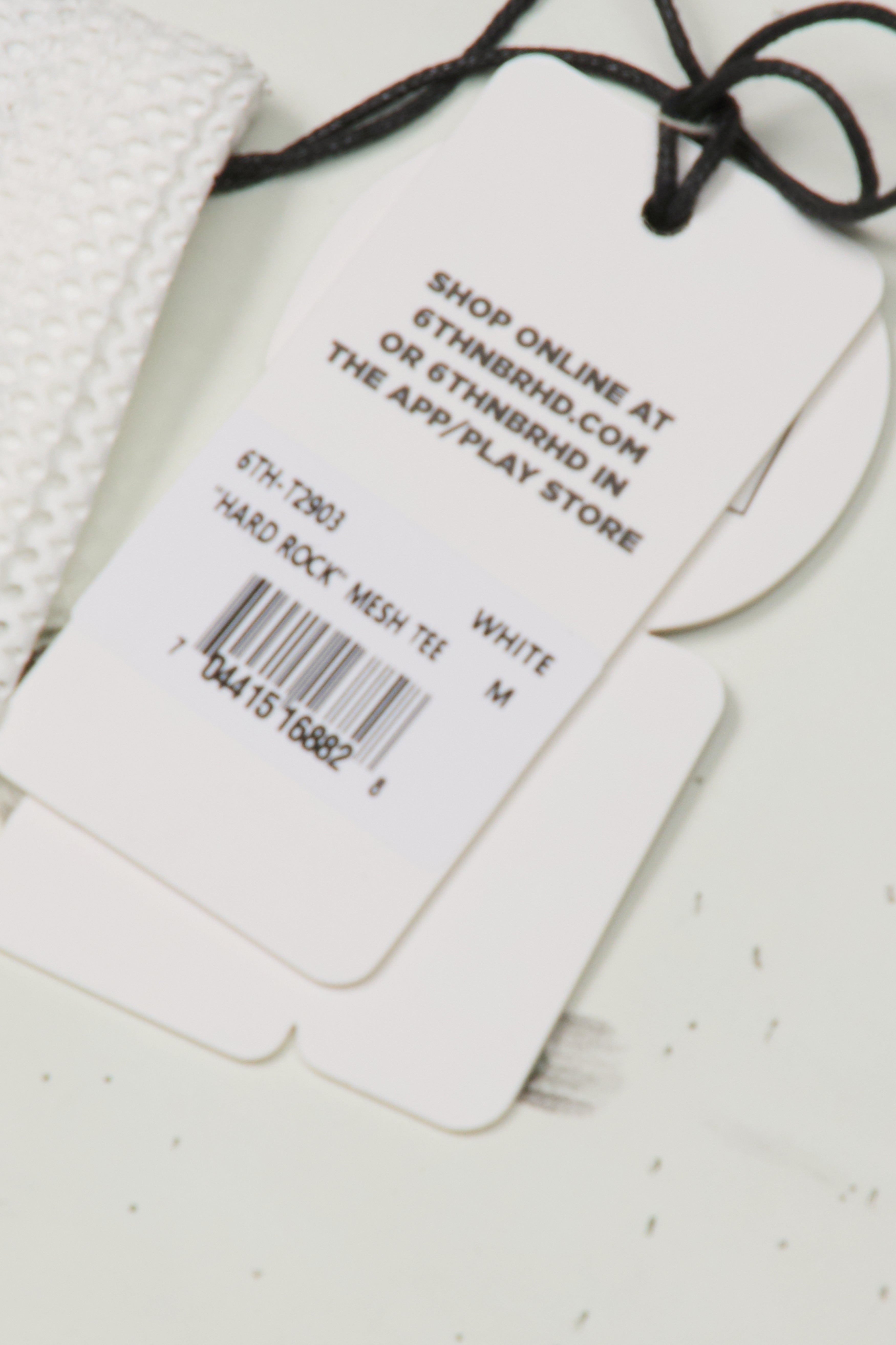 6Th Nbrhd Hard Rock Men's T-Shirt - White