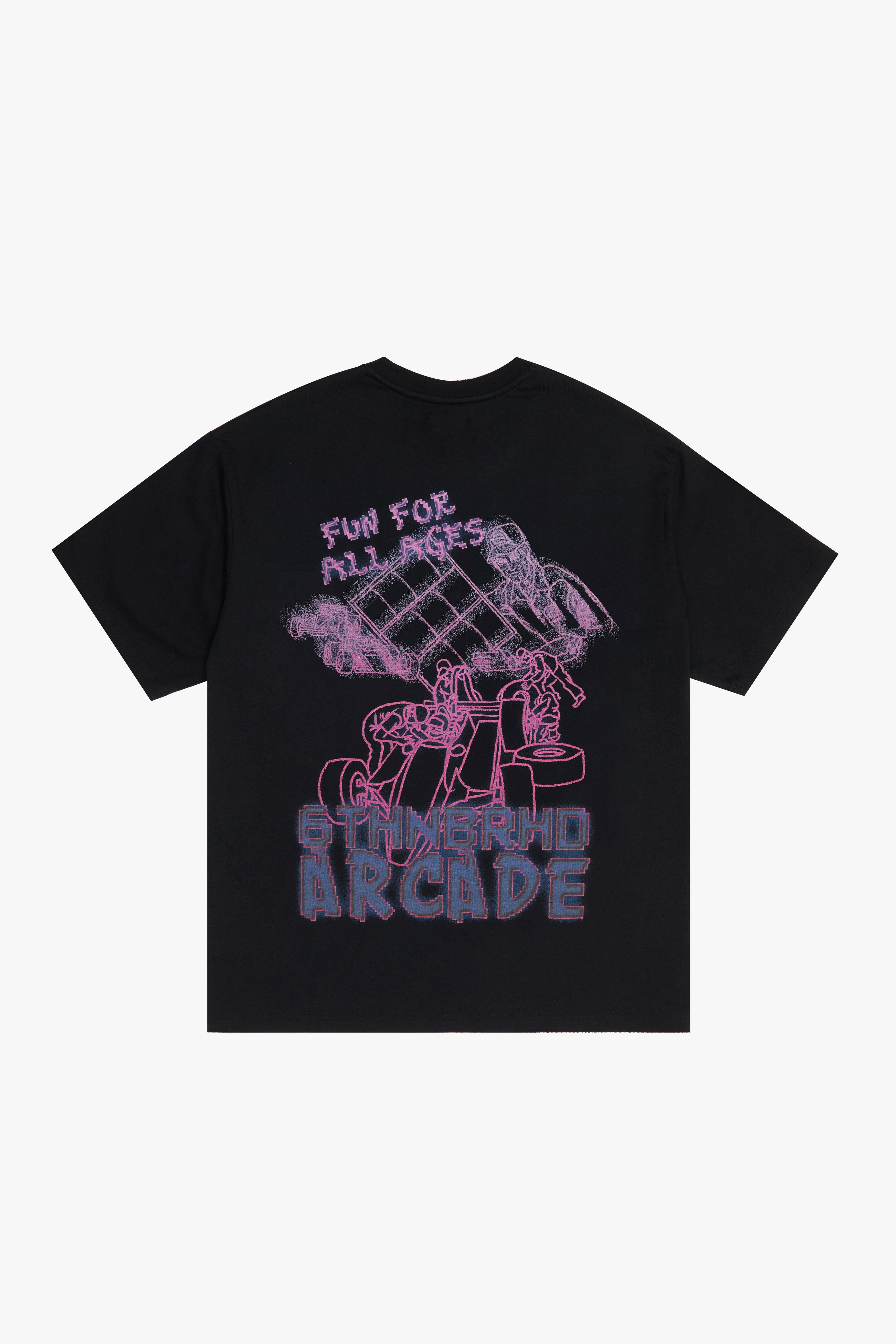 6Th Nbrhd Gameover Men's T-Shirt - Black