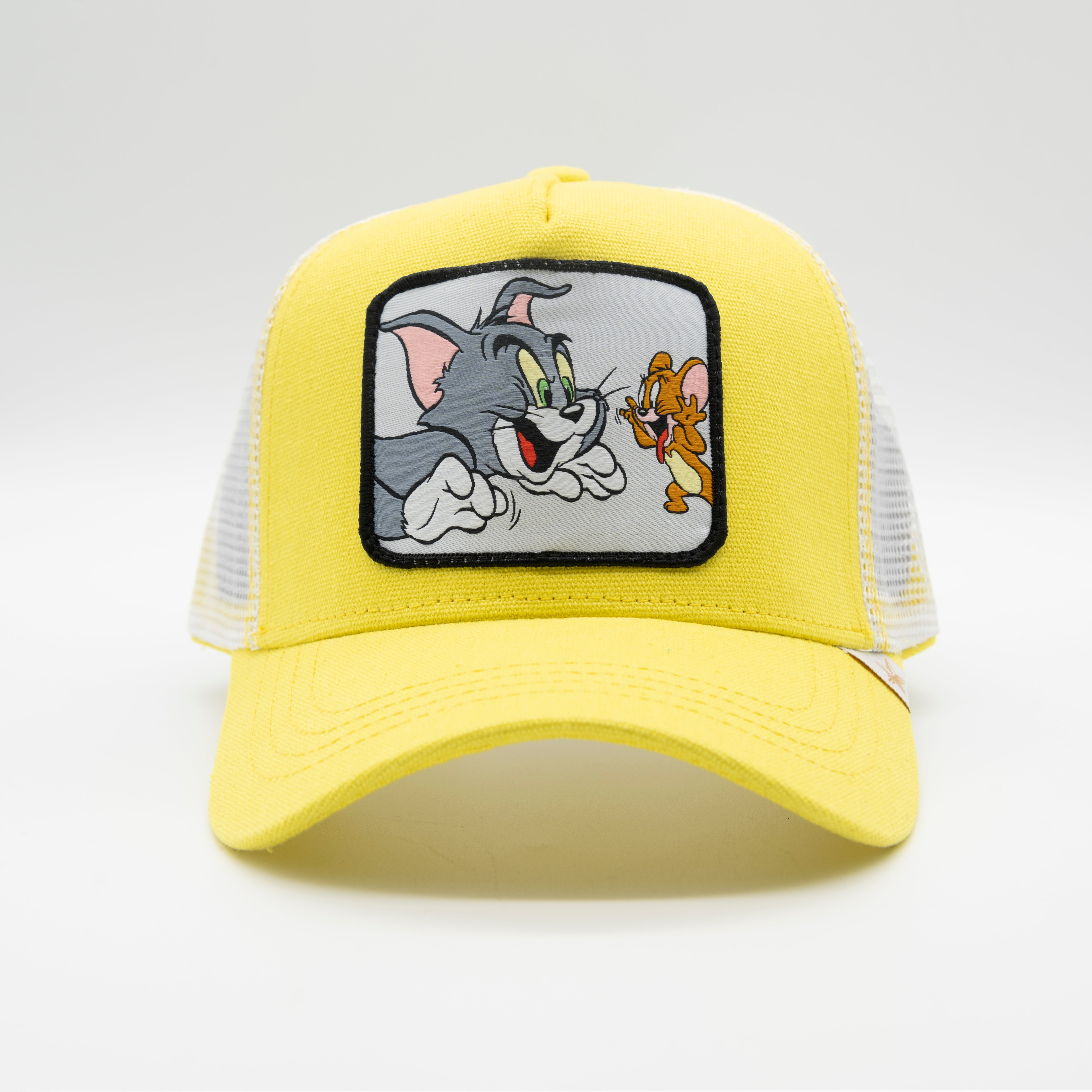 Gold Star Tom and Jerry Trucker Hat - Yellow