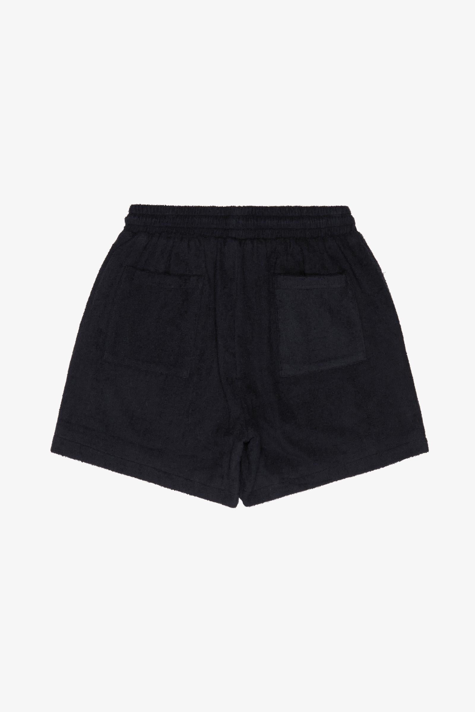 Silnt Chptrs Embroidered Terry Shorts - Elastic Waist