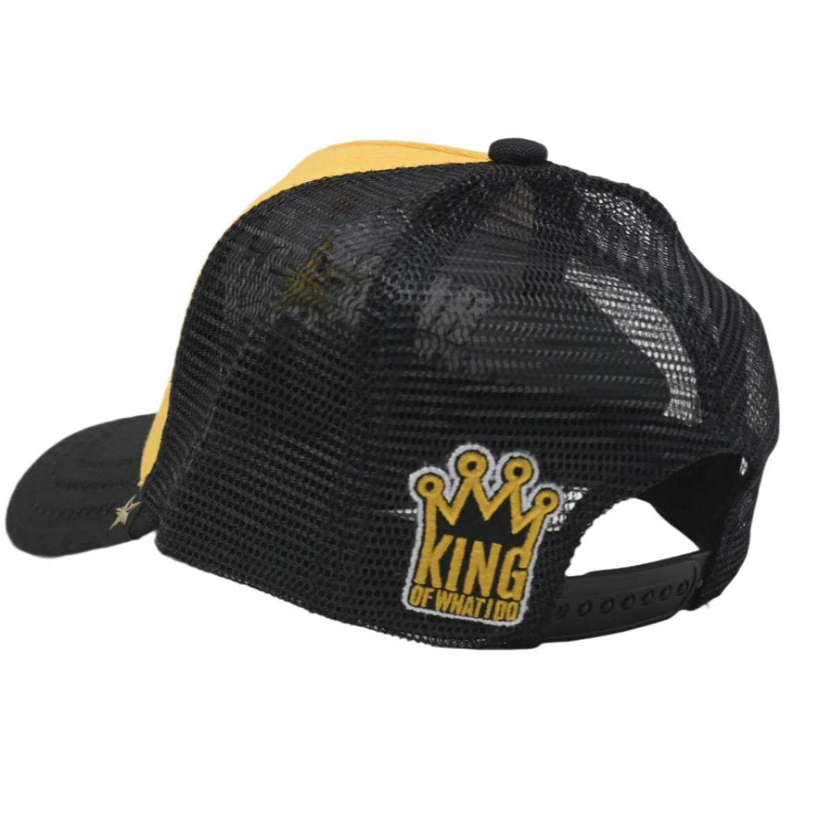 Gold Star Hate Free Trucker Hat - Yellow