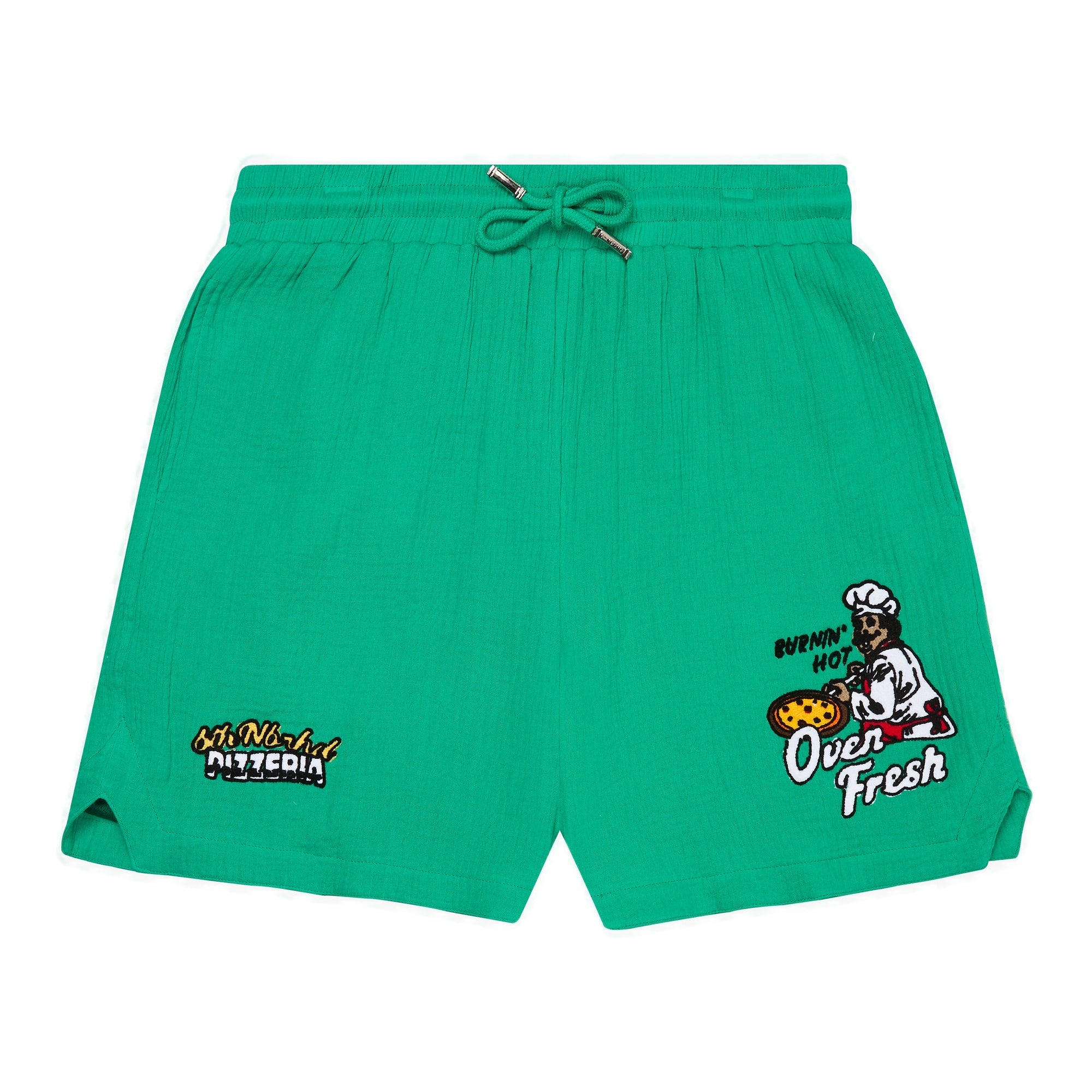 6Th Nbrhd Pizza Men's Shorts - Green