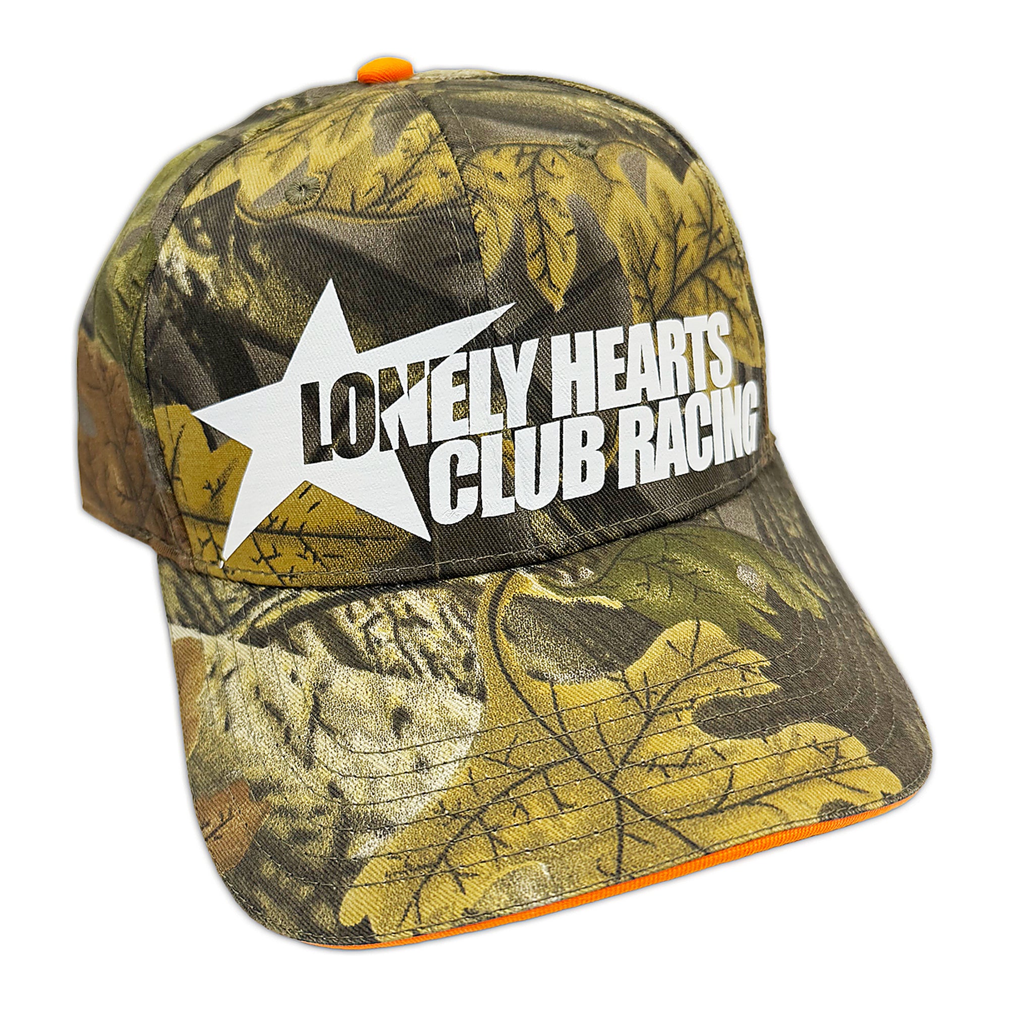 Lonely Hearts Camo Hat - Embroidered