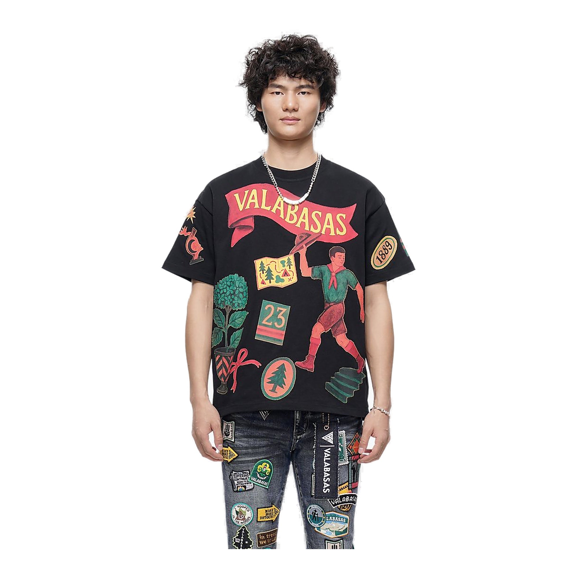 Valabasas Latitude Men's T-Shirt - Graphic Print