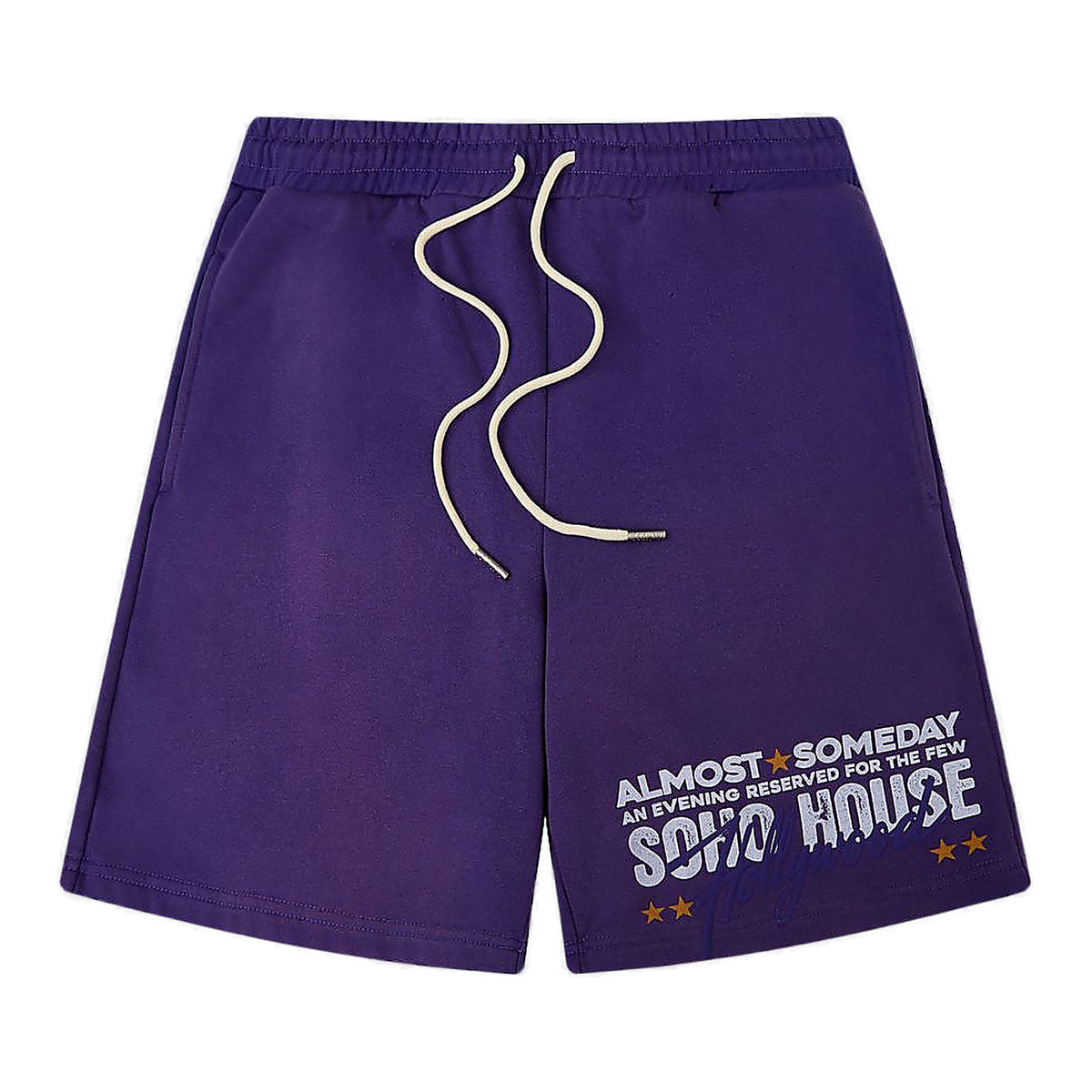 Almost Someday Soho Shorts - Logo Graphic Purple