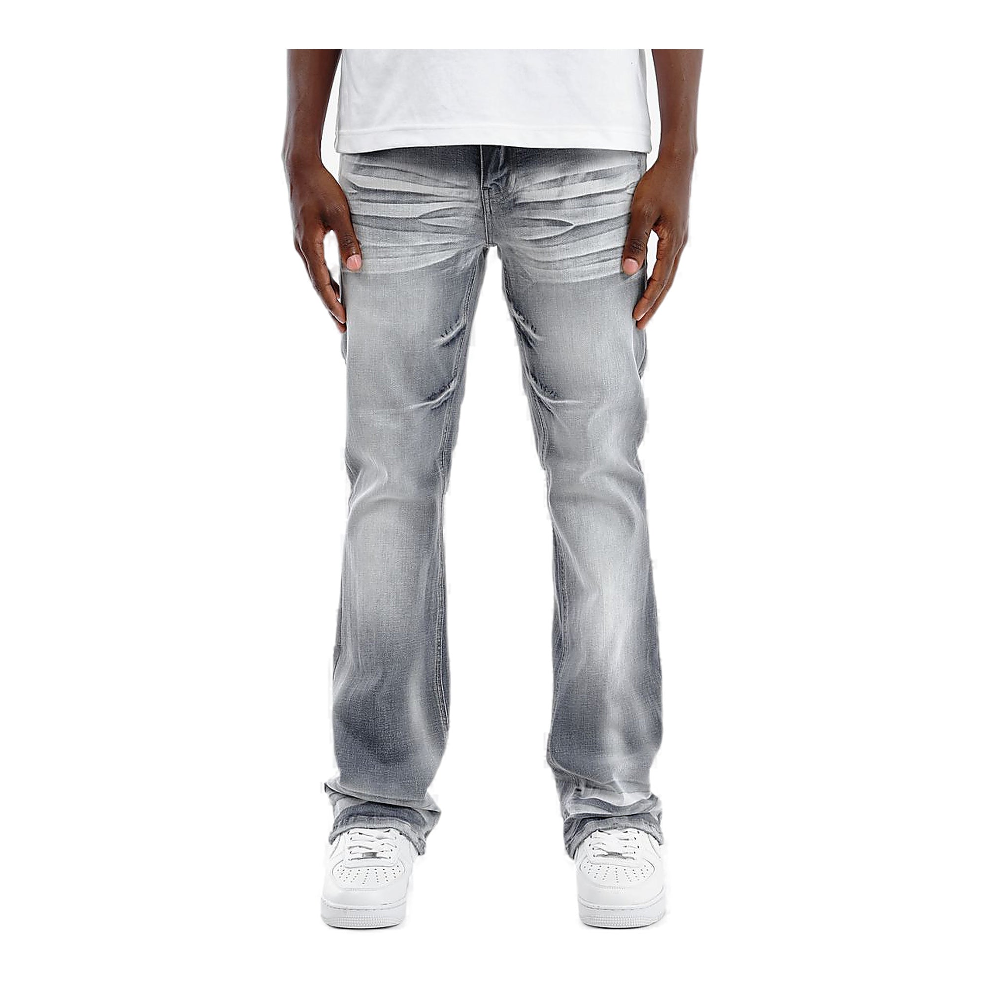 Copper Rivet Cross Hatch Pants - Flare Fit