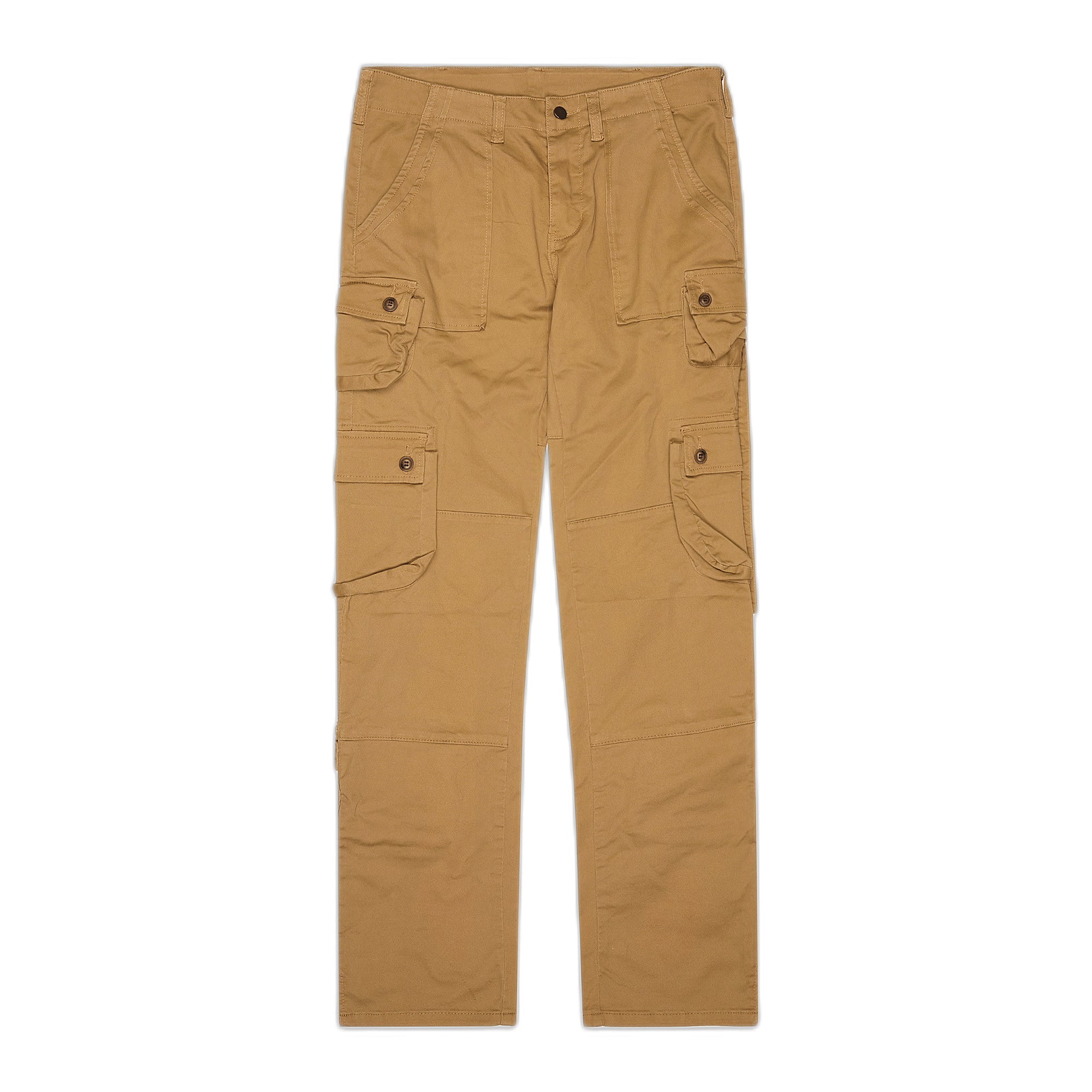 Silnt Chptrs Dual Cargo Pants - Skinny Fit Khaki