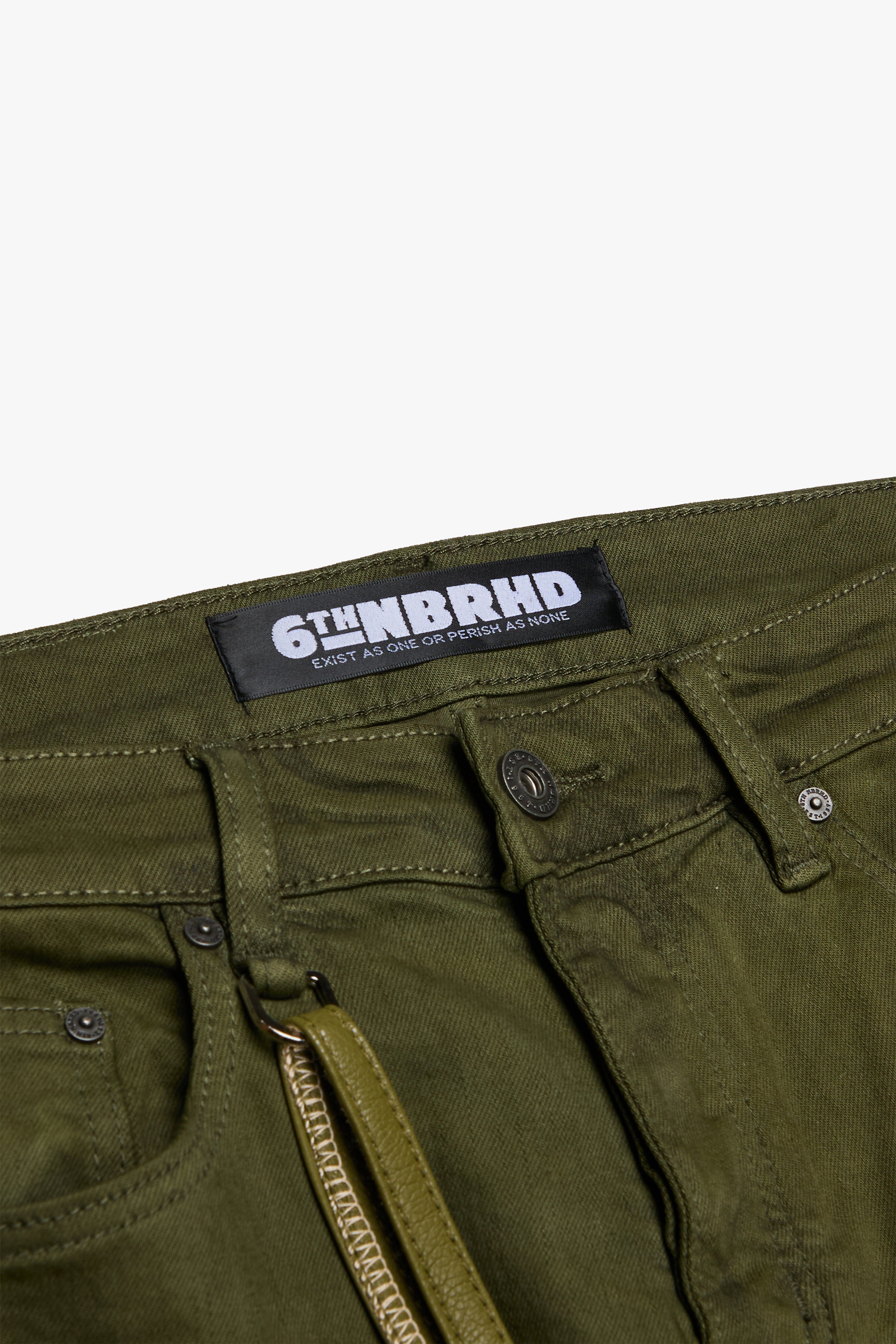 6Th Nbrhd Indiana Men's Jeans - Olive