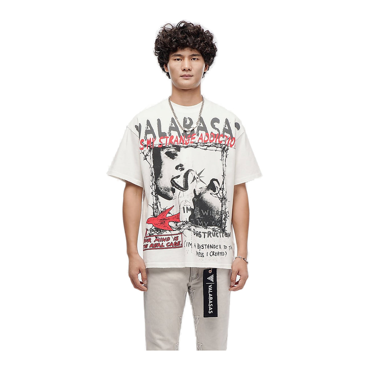 Valabasas Strange Tee - Oversized White
