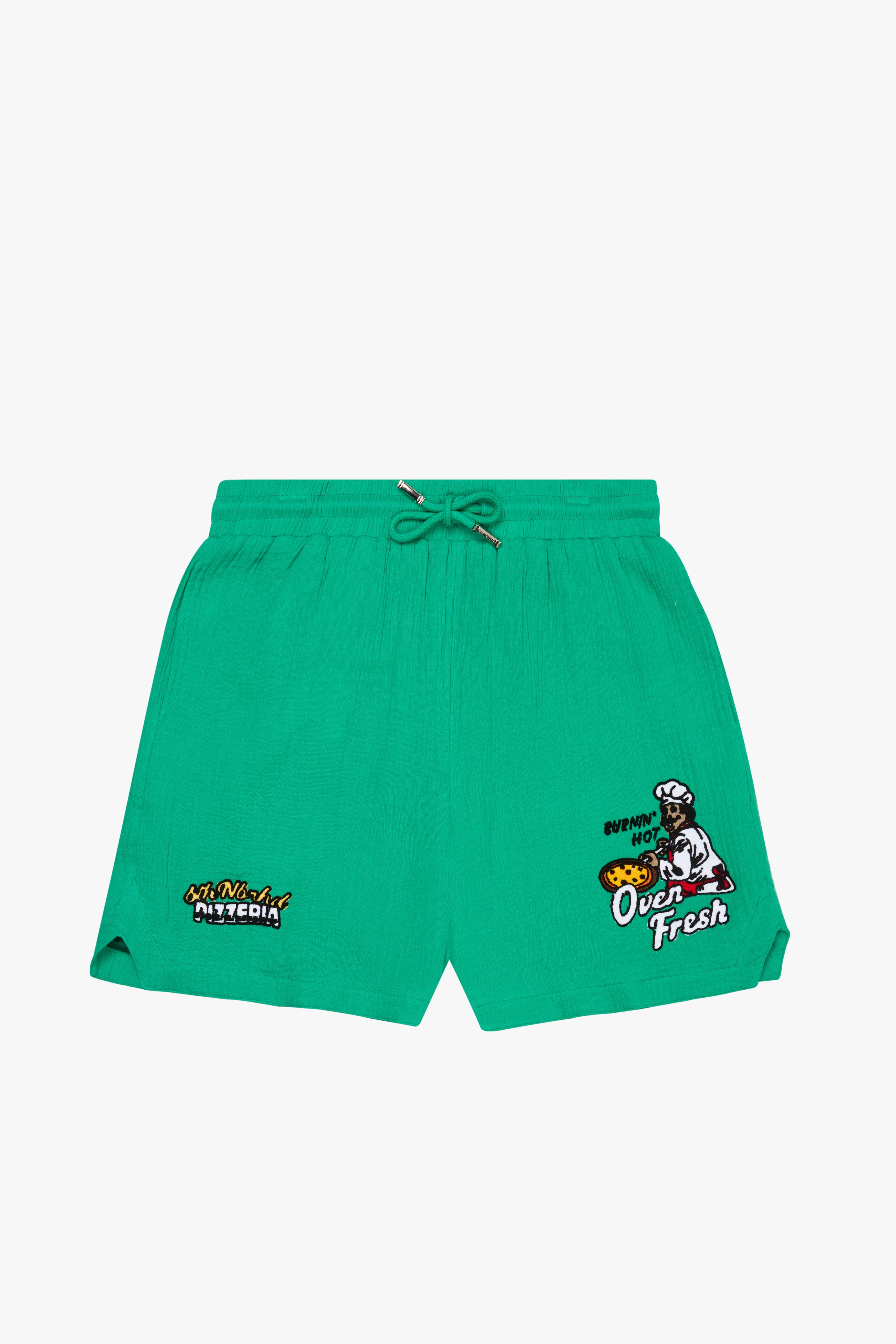 6Th Nbrhd Pizza Men's Shorts - Green
