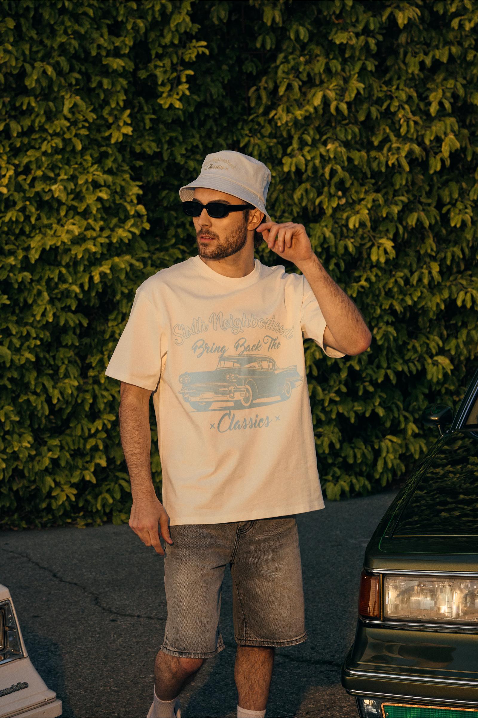 "Shade" Bucket Hat Light Blue