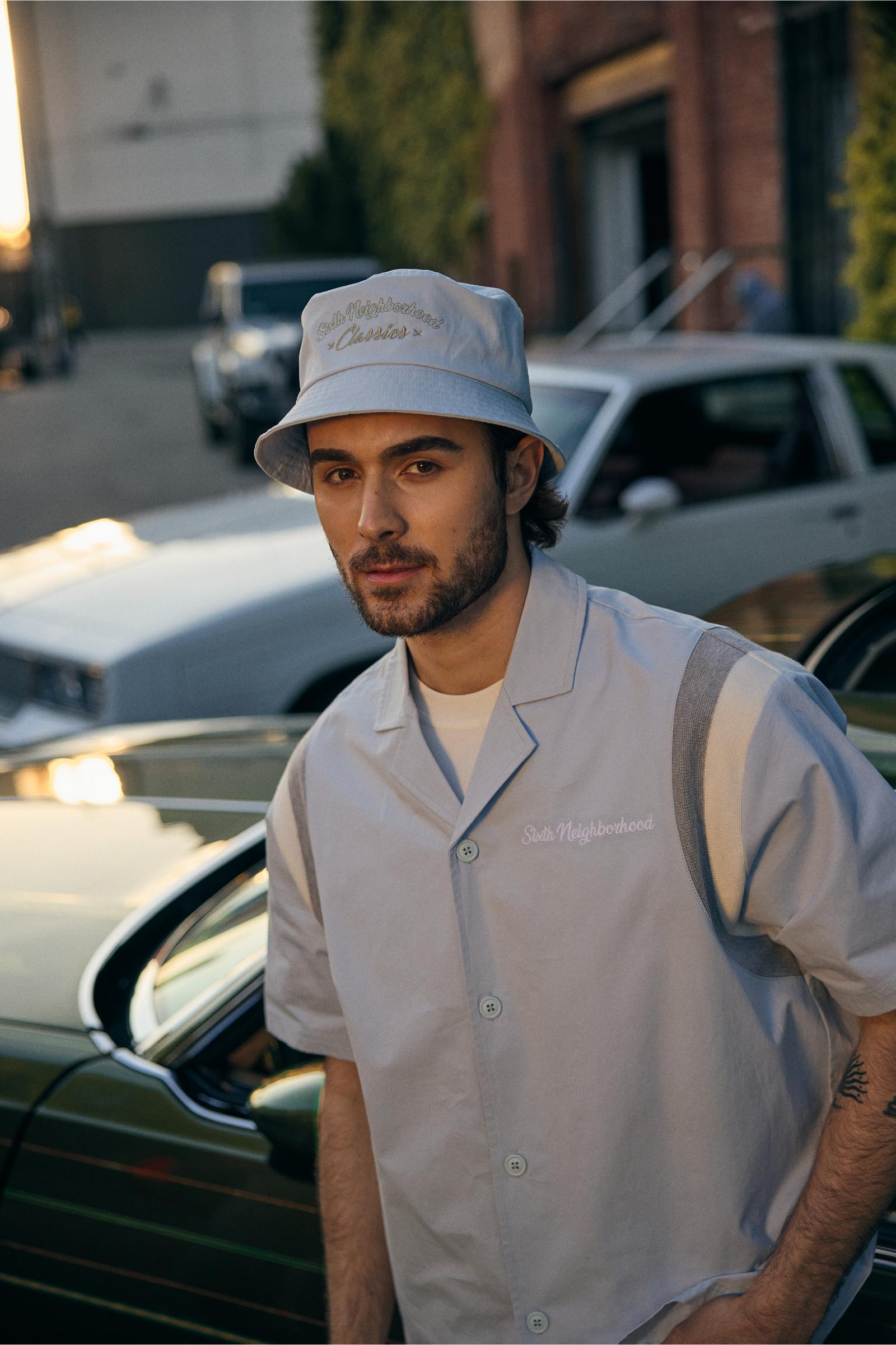 6th Nbrhd Panel Shirt - Boxy Fit Blue