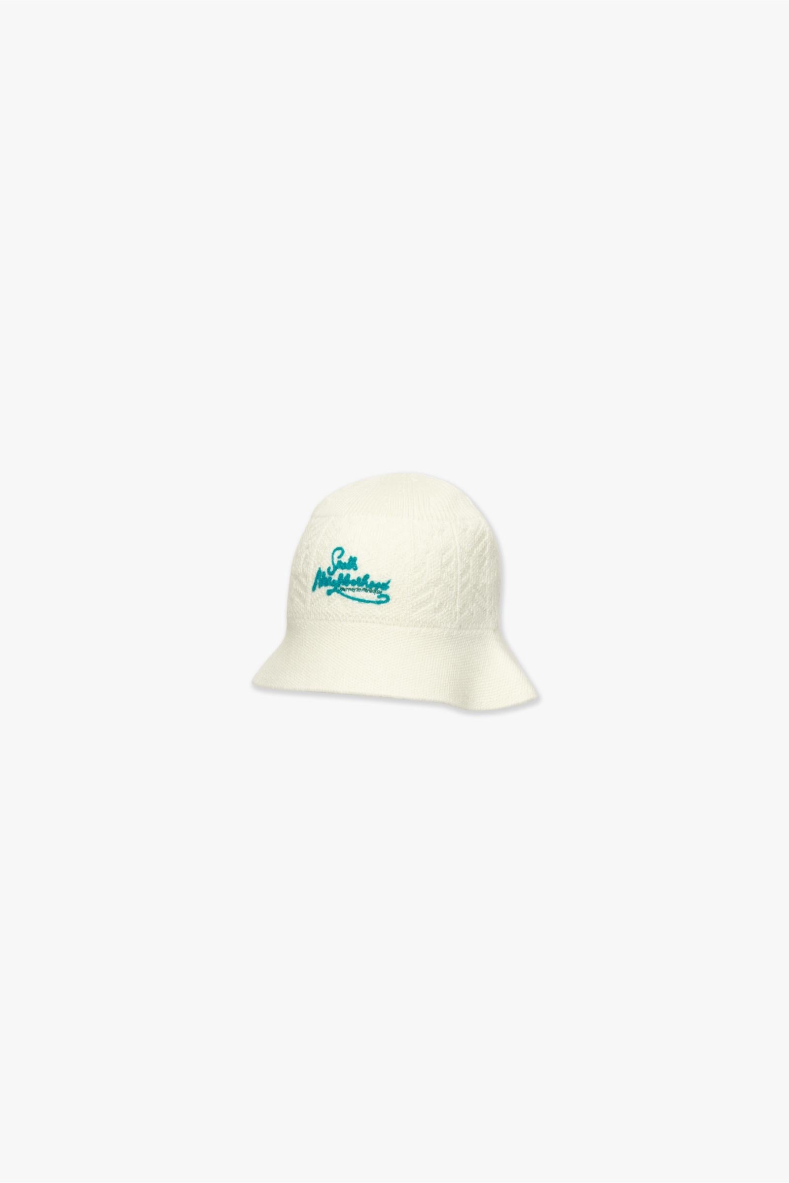 6Th Nbrhd Tiki Bucket Hat - White