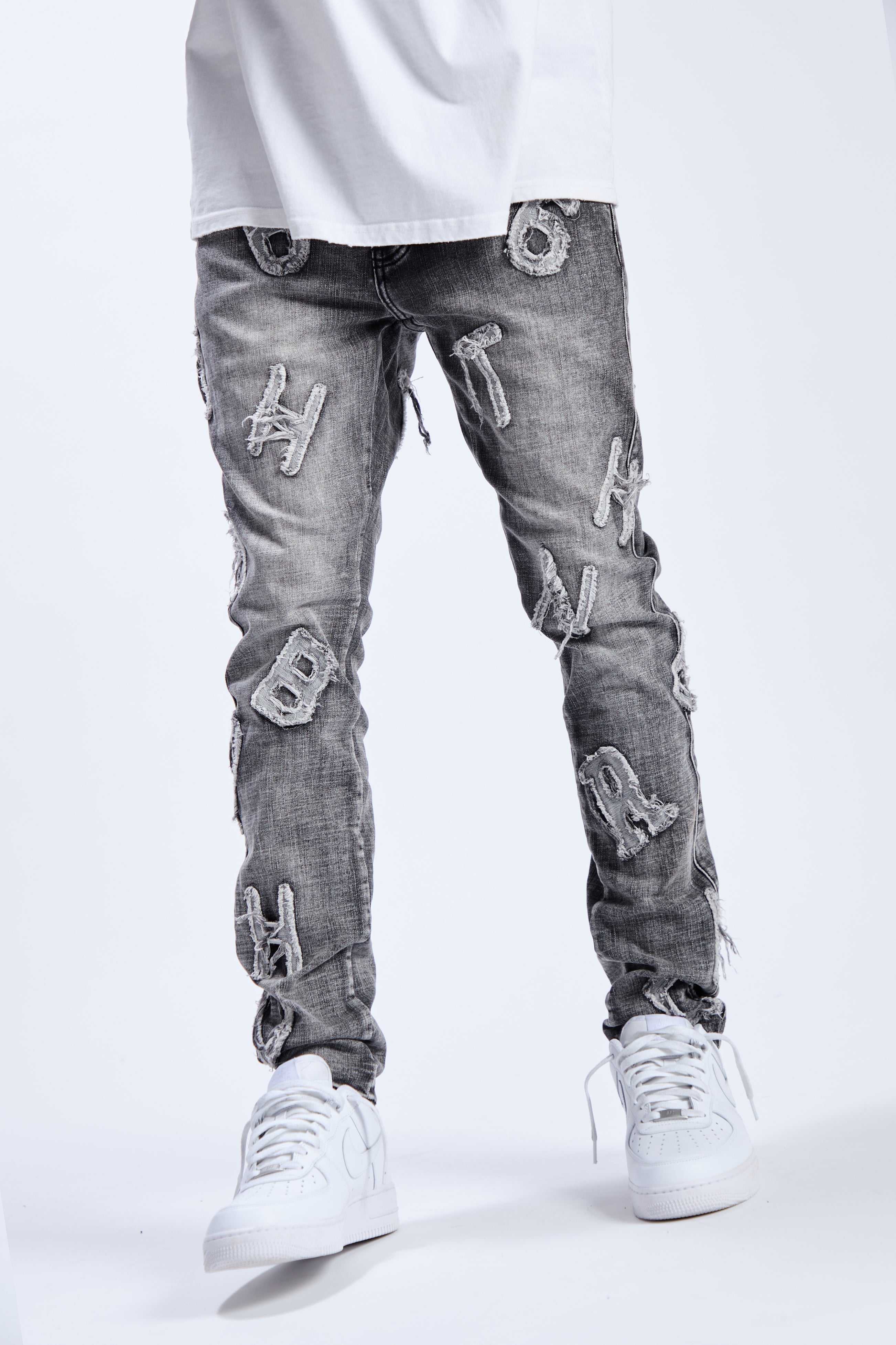 6Th Nbrhd Piece Men's Jeans - Gray