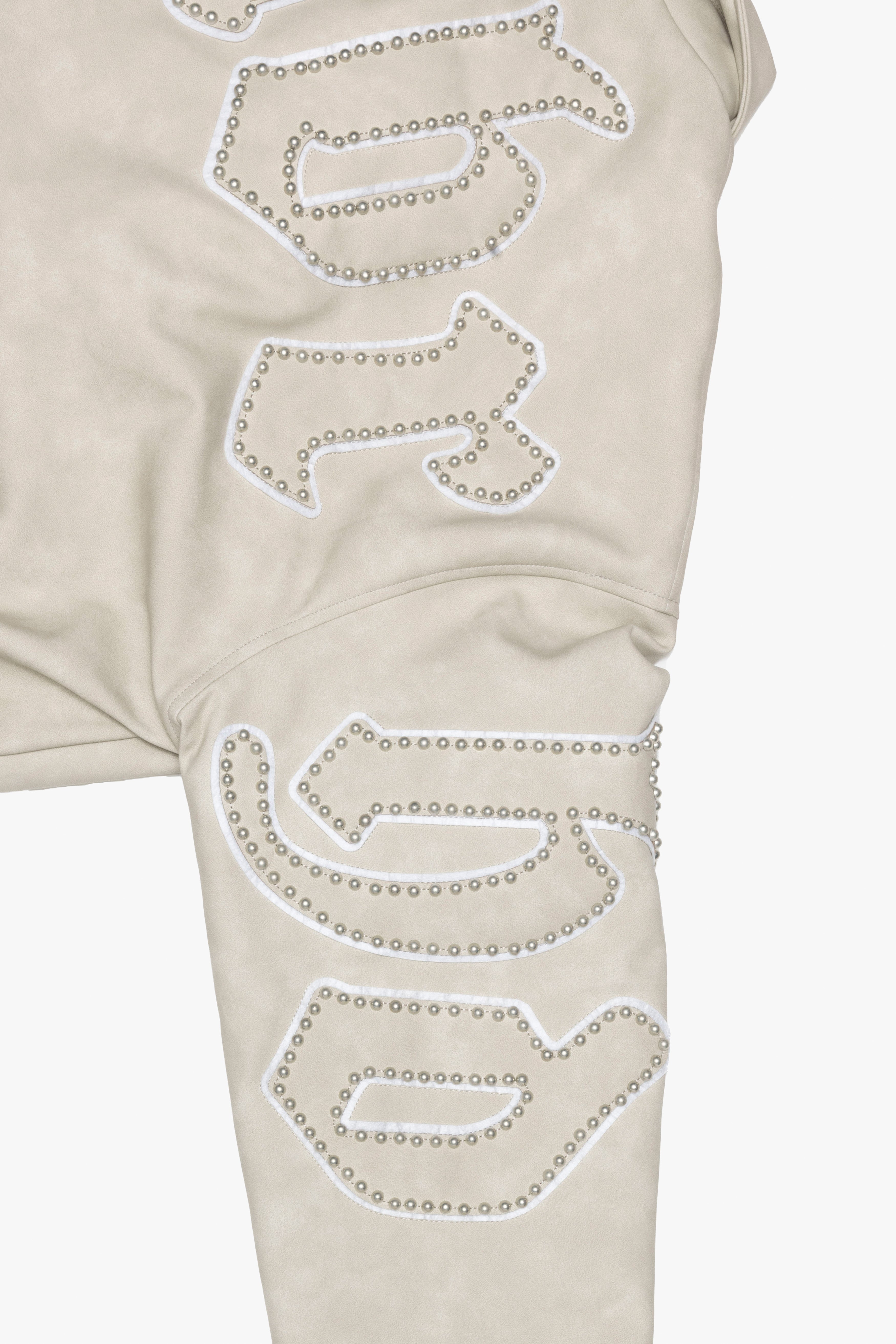 6Th Nbrhd Star Studded Men's Jacket - Beige