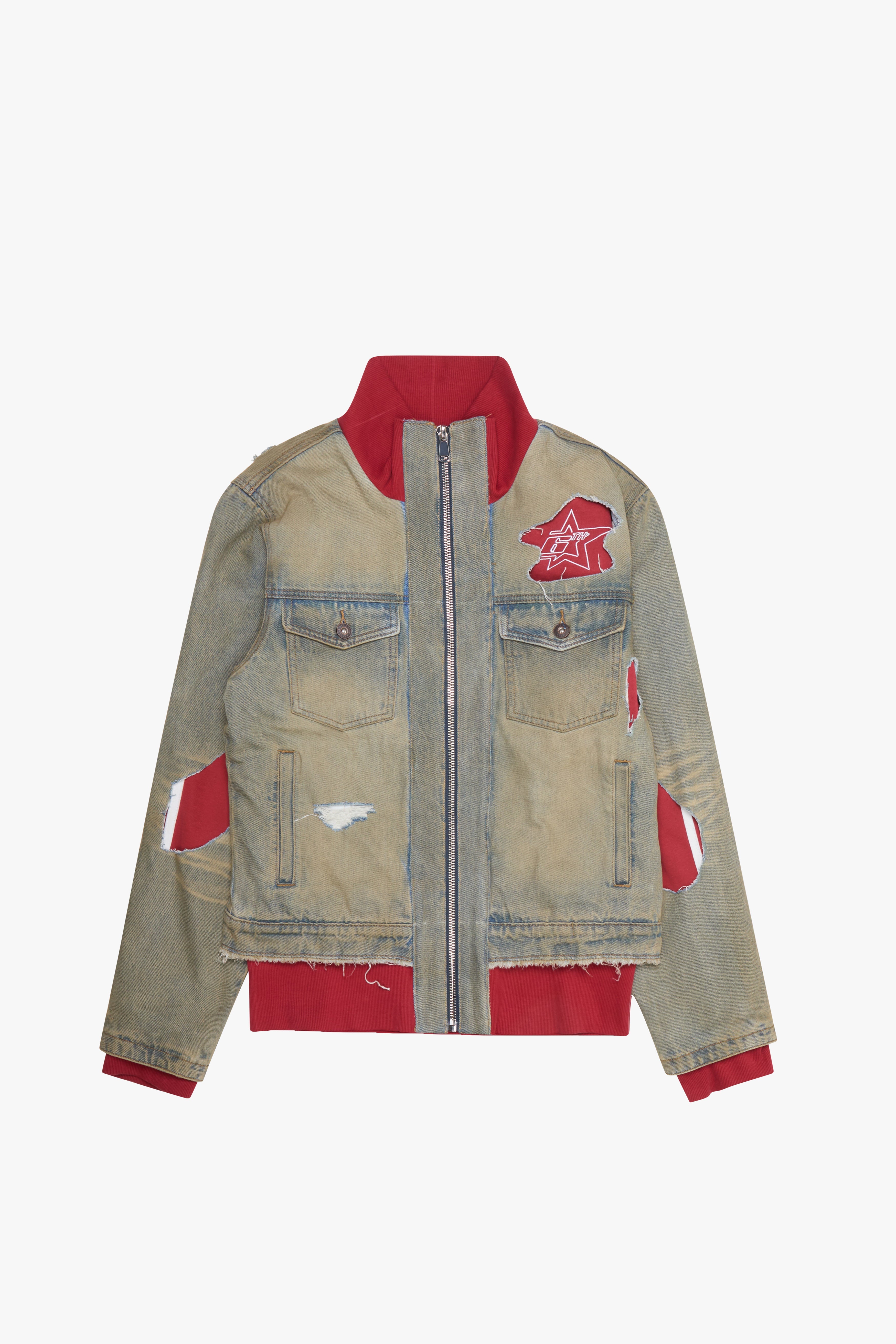 6Th Nbrhd Stripes Men's Jacket - Blue