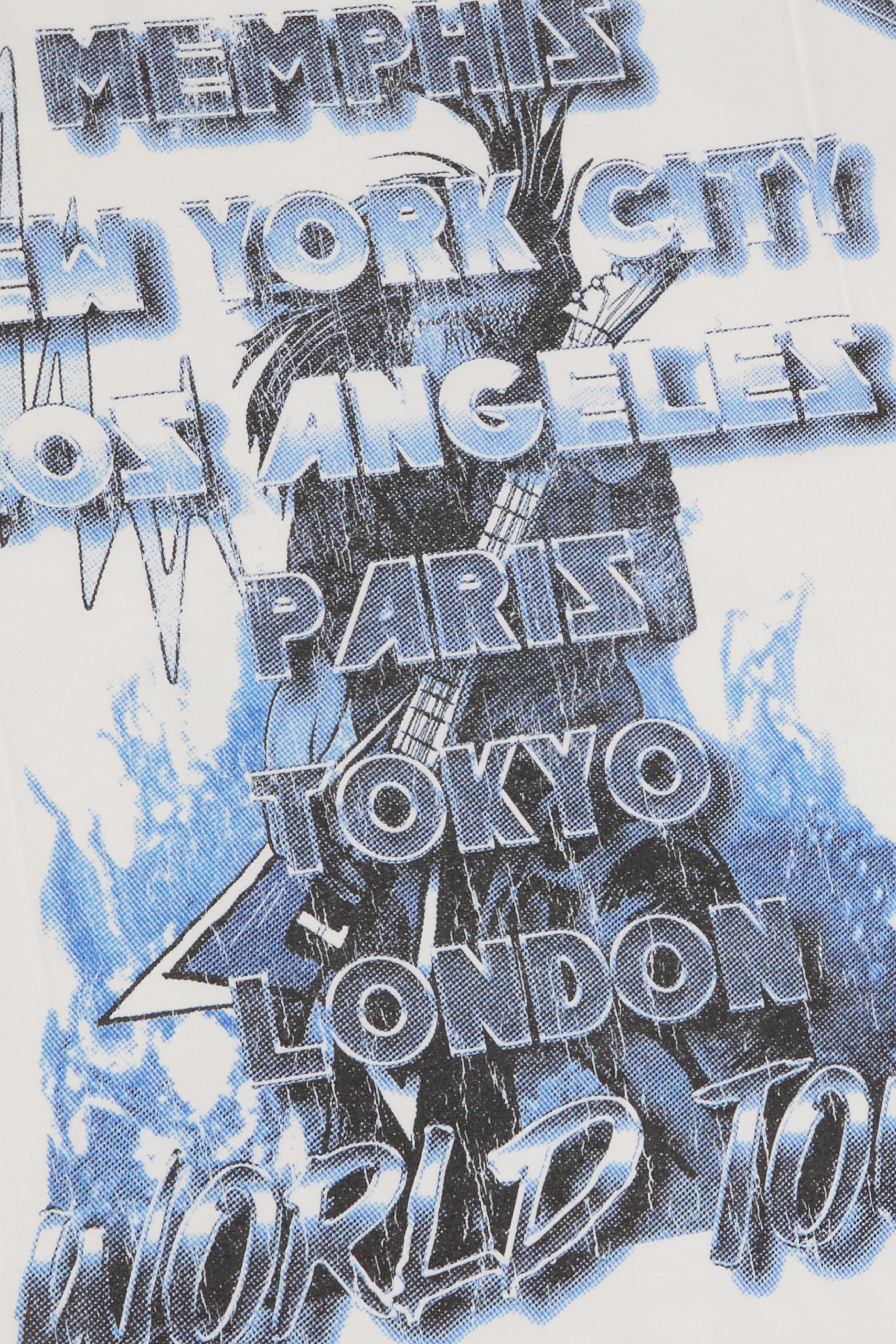 6Th Nbrhd World Tour Men's T-Shirt - White