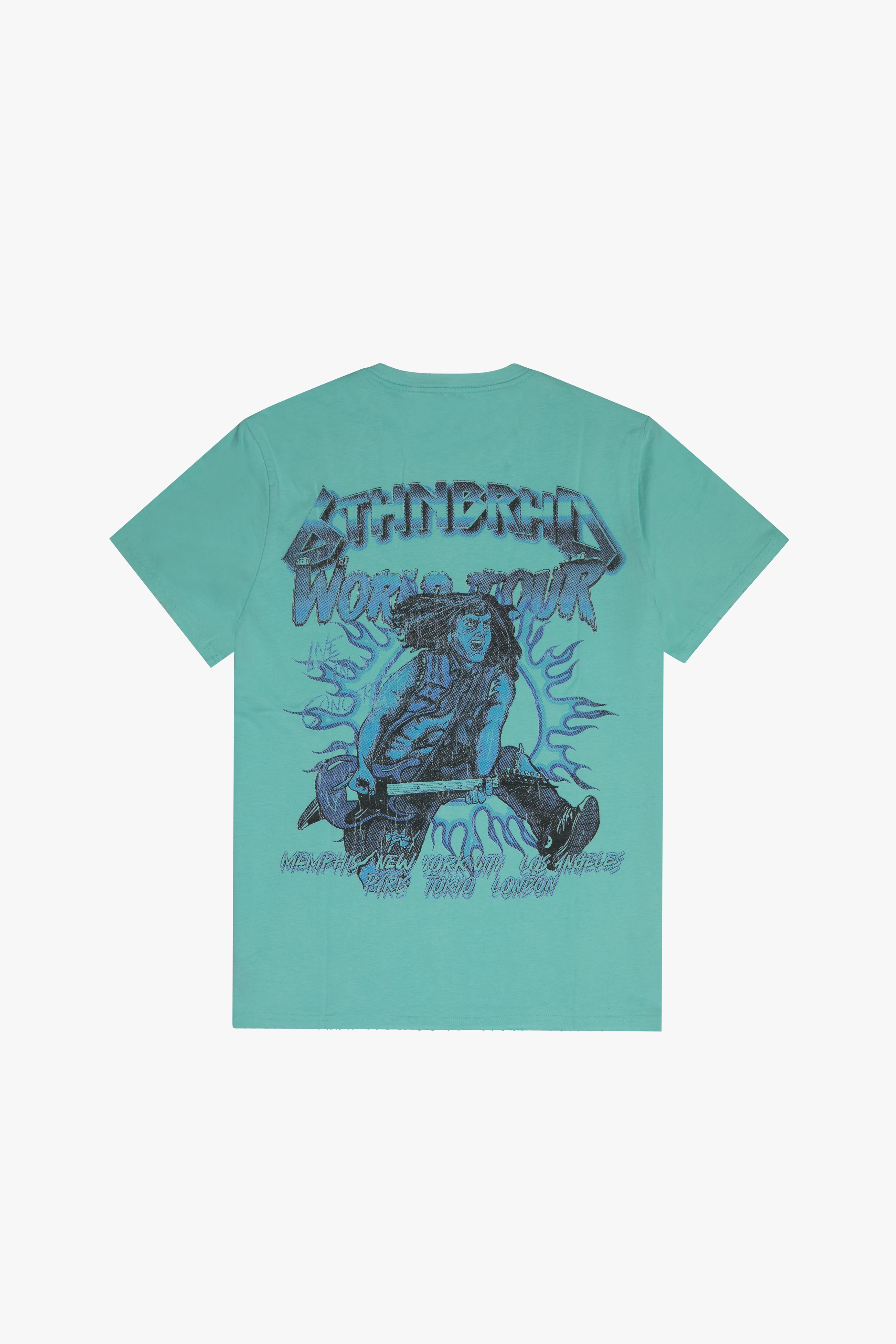 6Th Nbrhd Heavy Metal Men's T-Shirt - Teal