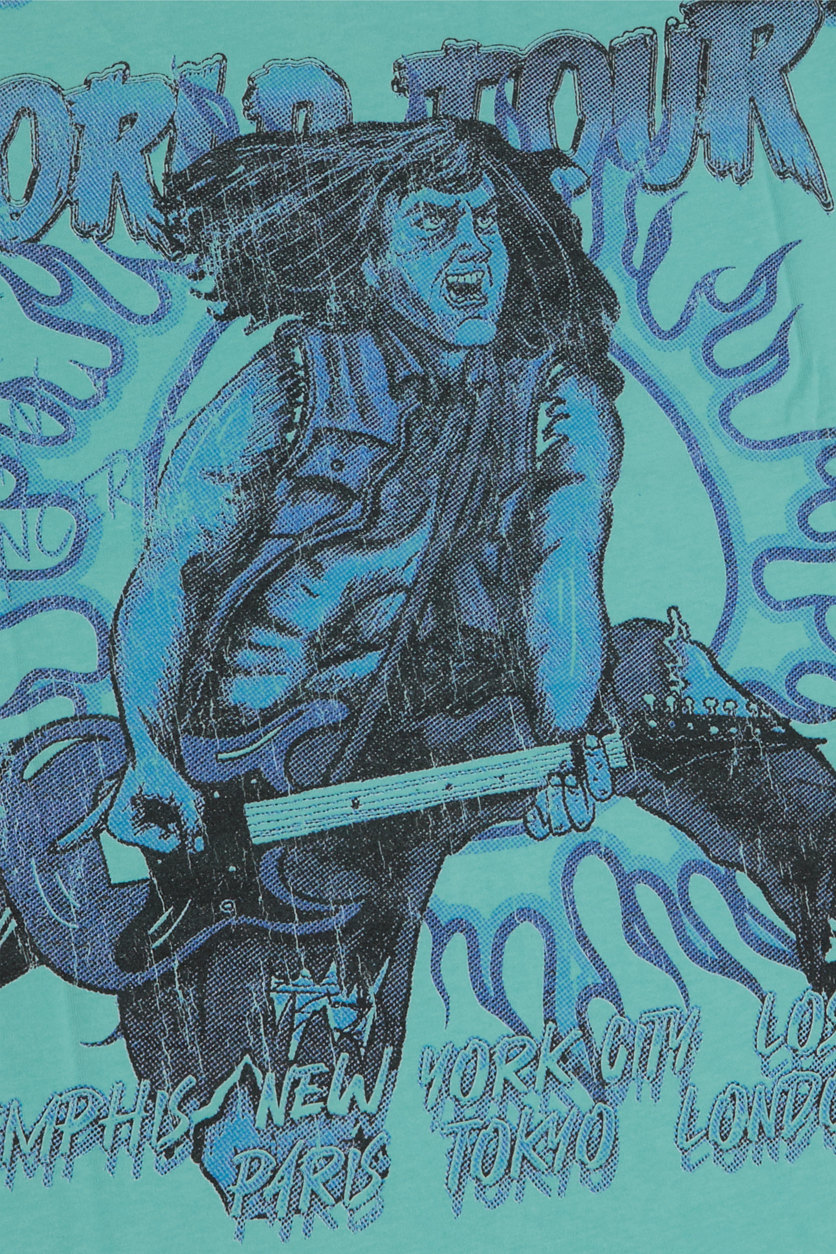 6Th Nbrhd Heavy Metal Men's T-Shirt - Teal