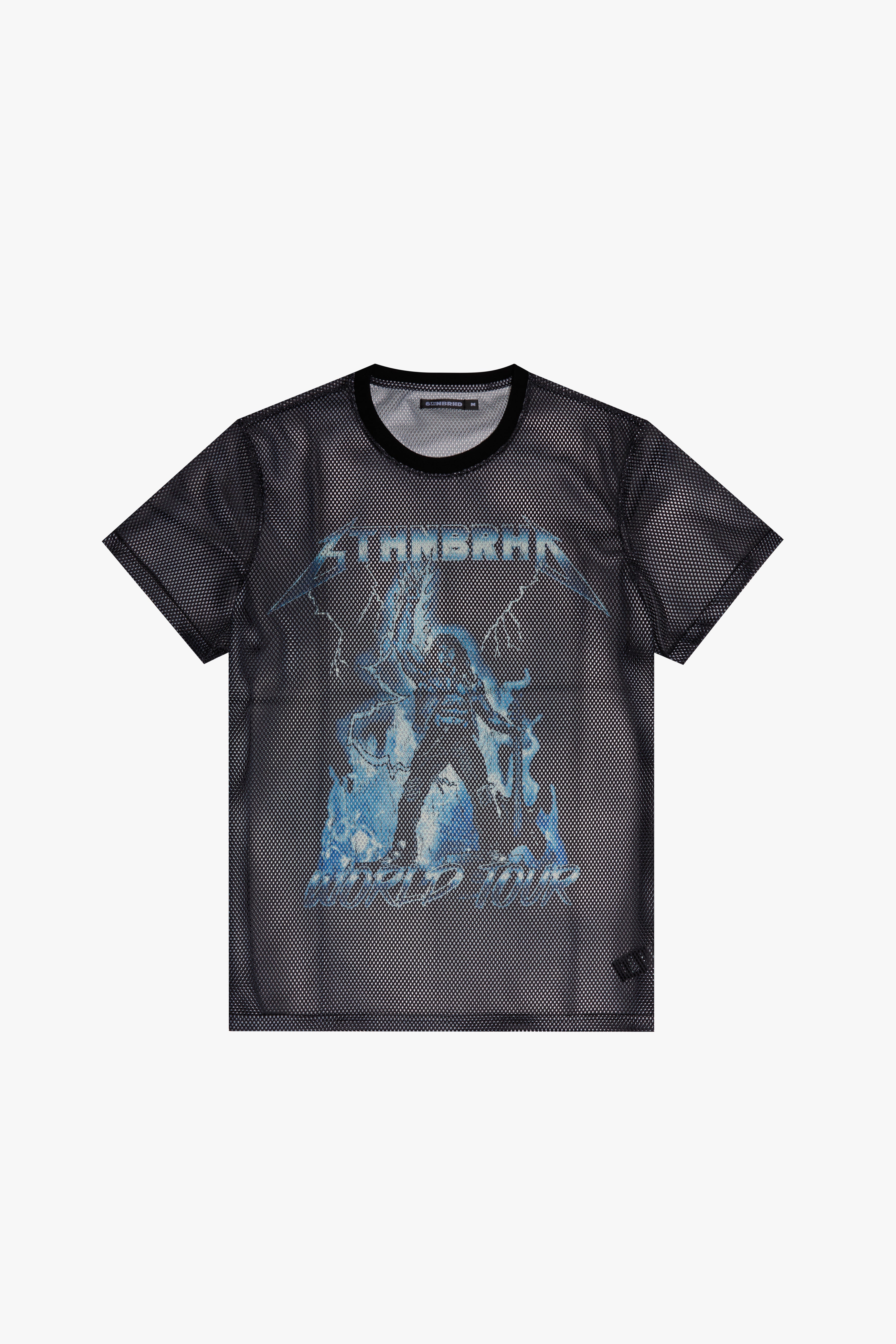 6Th Nbrhd Hard Rock Men's T-Shirt - Black