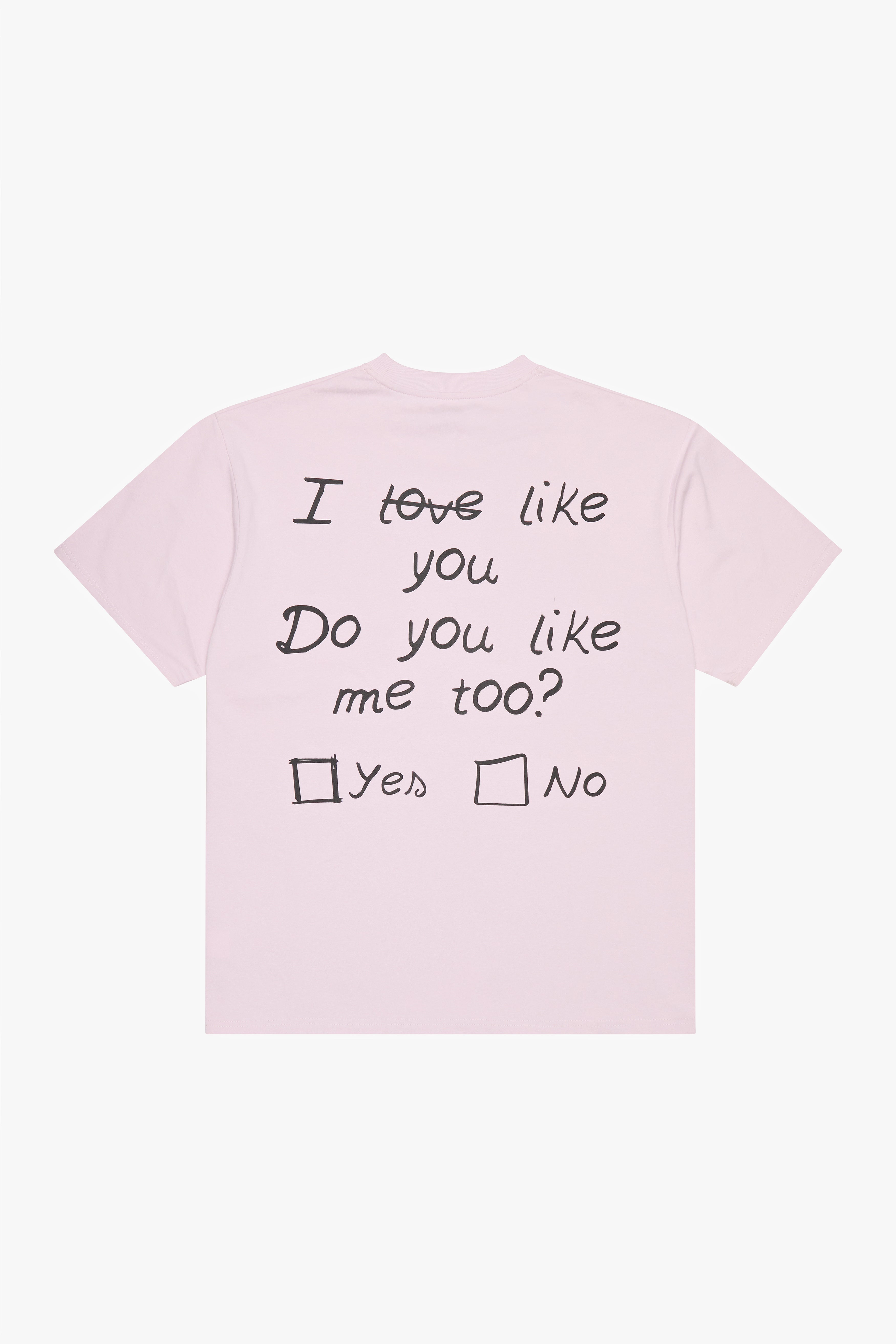 6Th Nbrhd Yes/No Men's T-Shirt - Light Pink