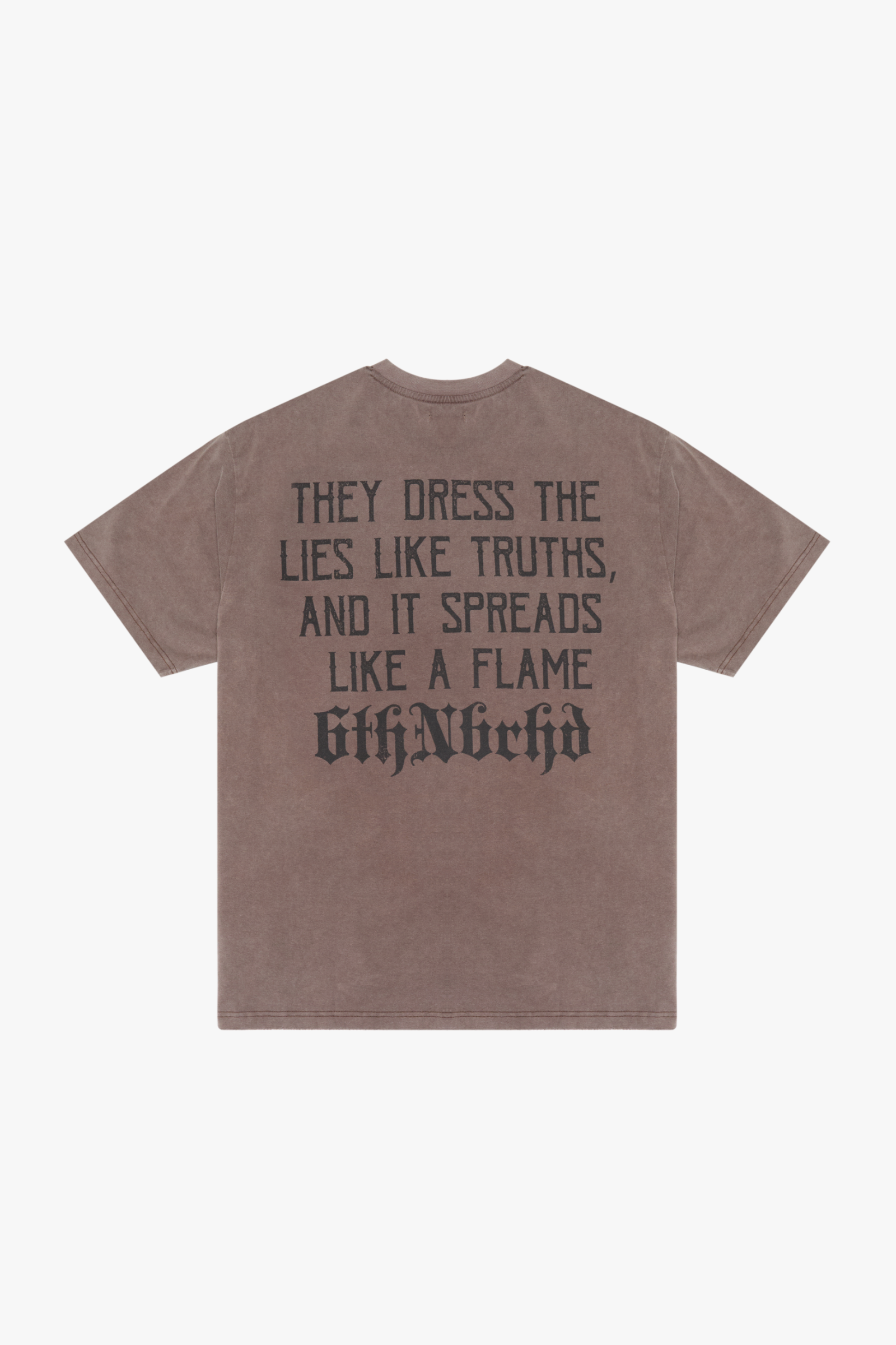 6Th Nbrhd Ashes Men's T-Shirt - Brown