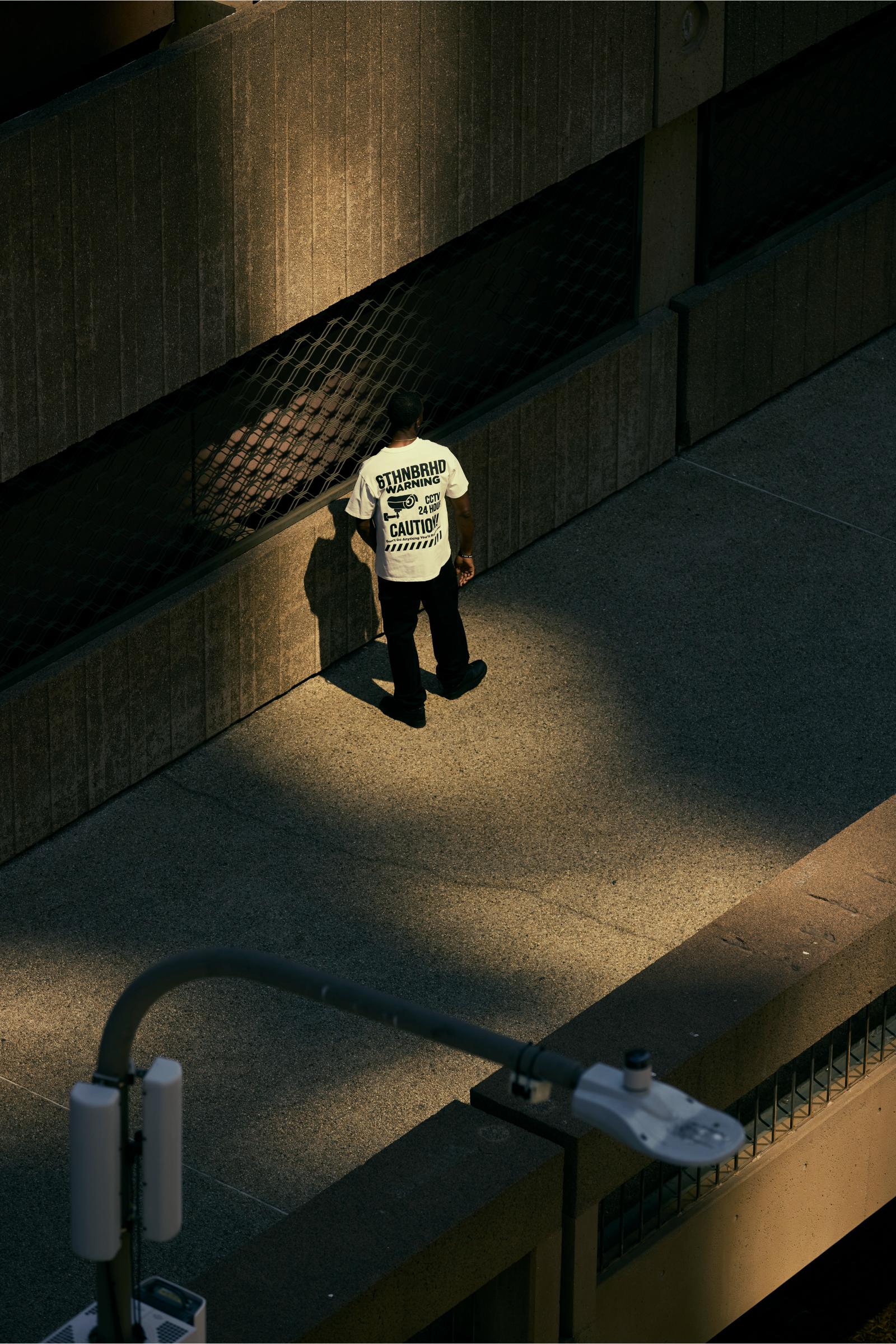 6Th Nbrhd Warning Tee Men's T-Shirt