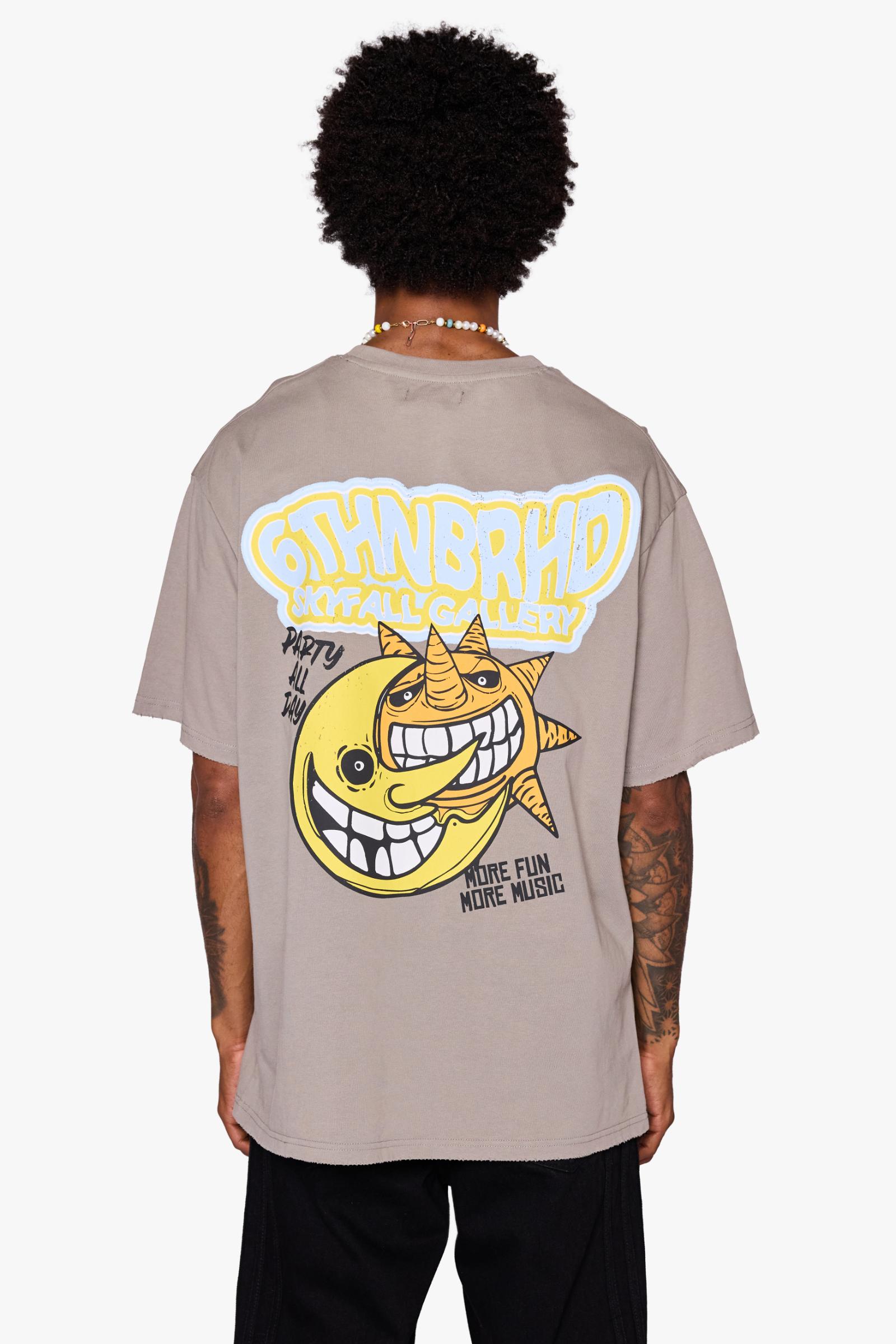 6Th Nbrhd Skyfall Men's T-Shirt - Gray