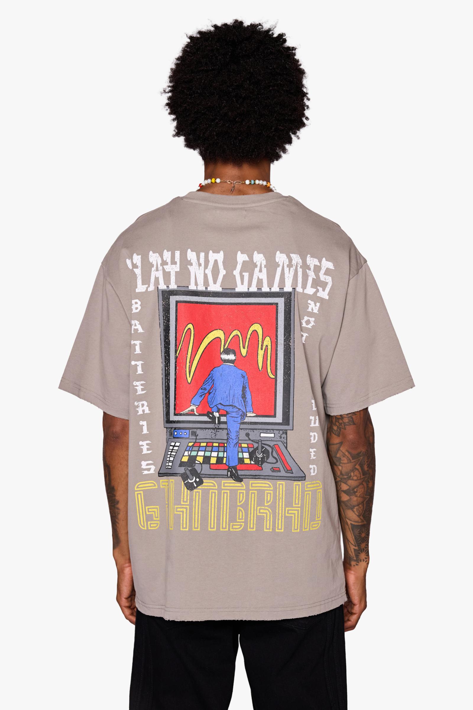 6Th Nbrhd No Batteries Men's T-Shirt - Gray