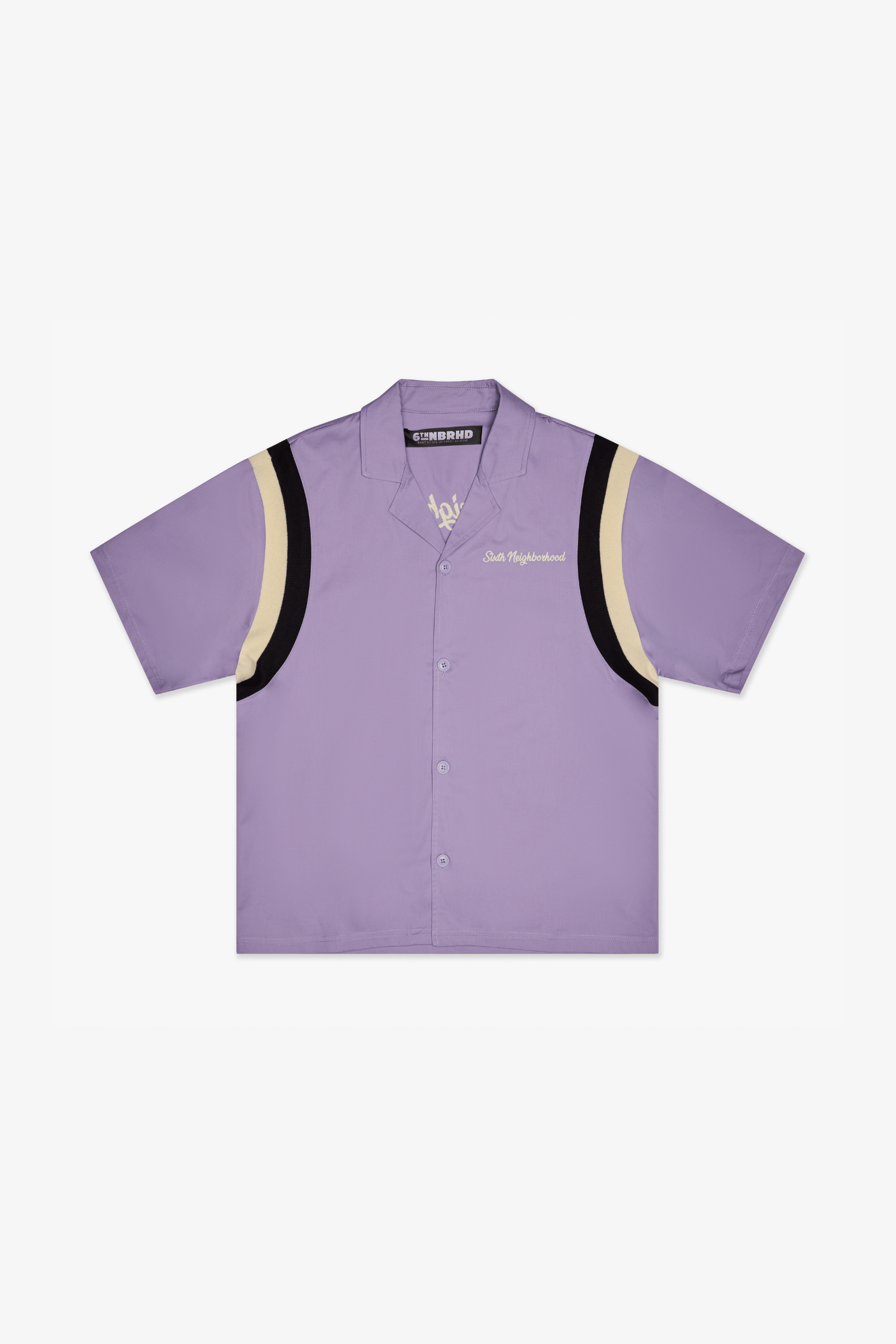 6Th Nbrhd Shoulder Stripe Shirt - Boxy Fit